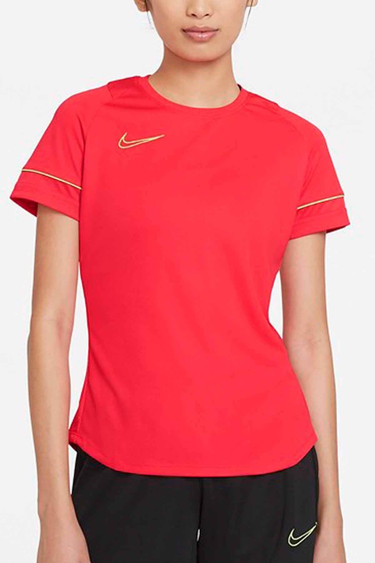 NIKETişörtNike Df Acd21 Top Ss Kadın Tişört CV2627-660-KIRMIZI