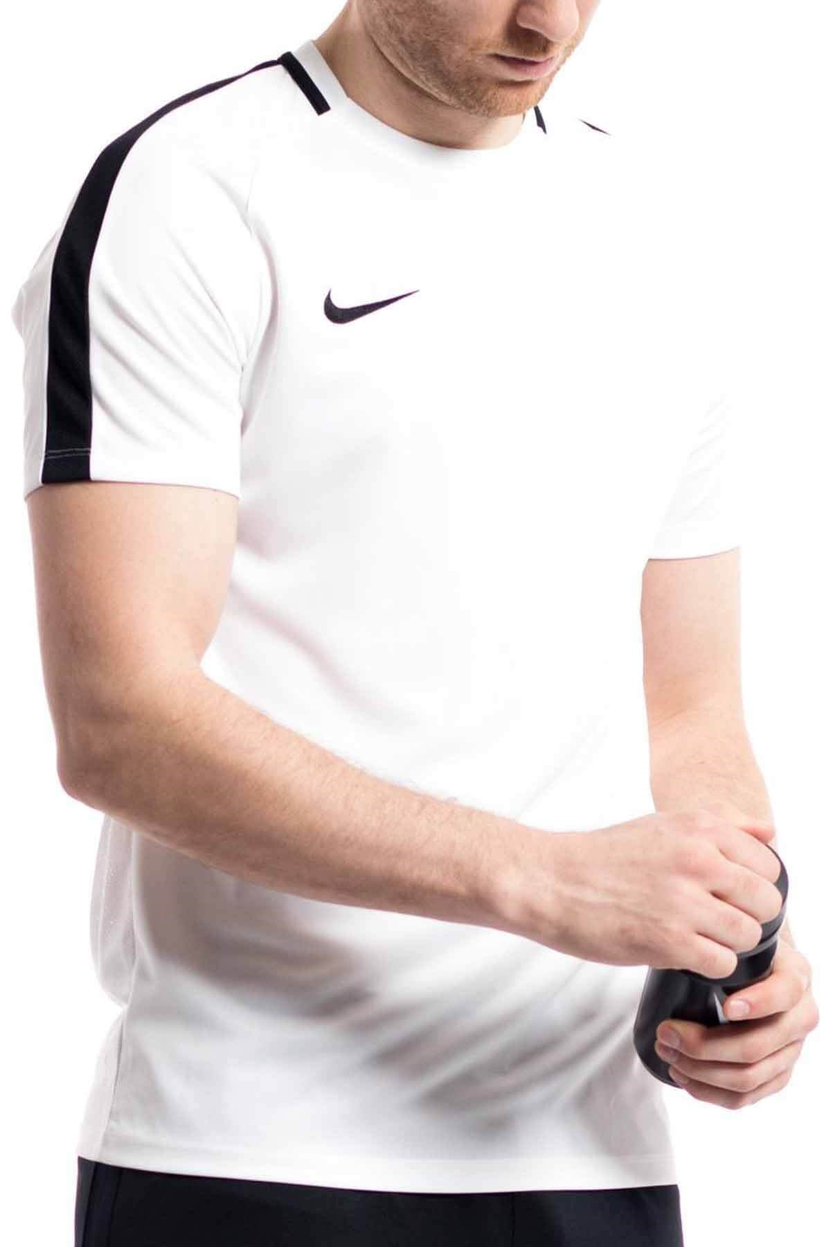 NIKETişörtNike Dri-Fit ACDMY Erkek Tişört 893693-0100-BEYAZ