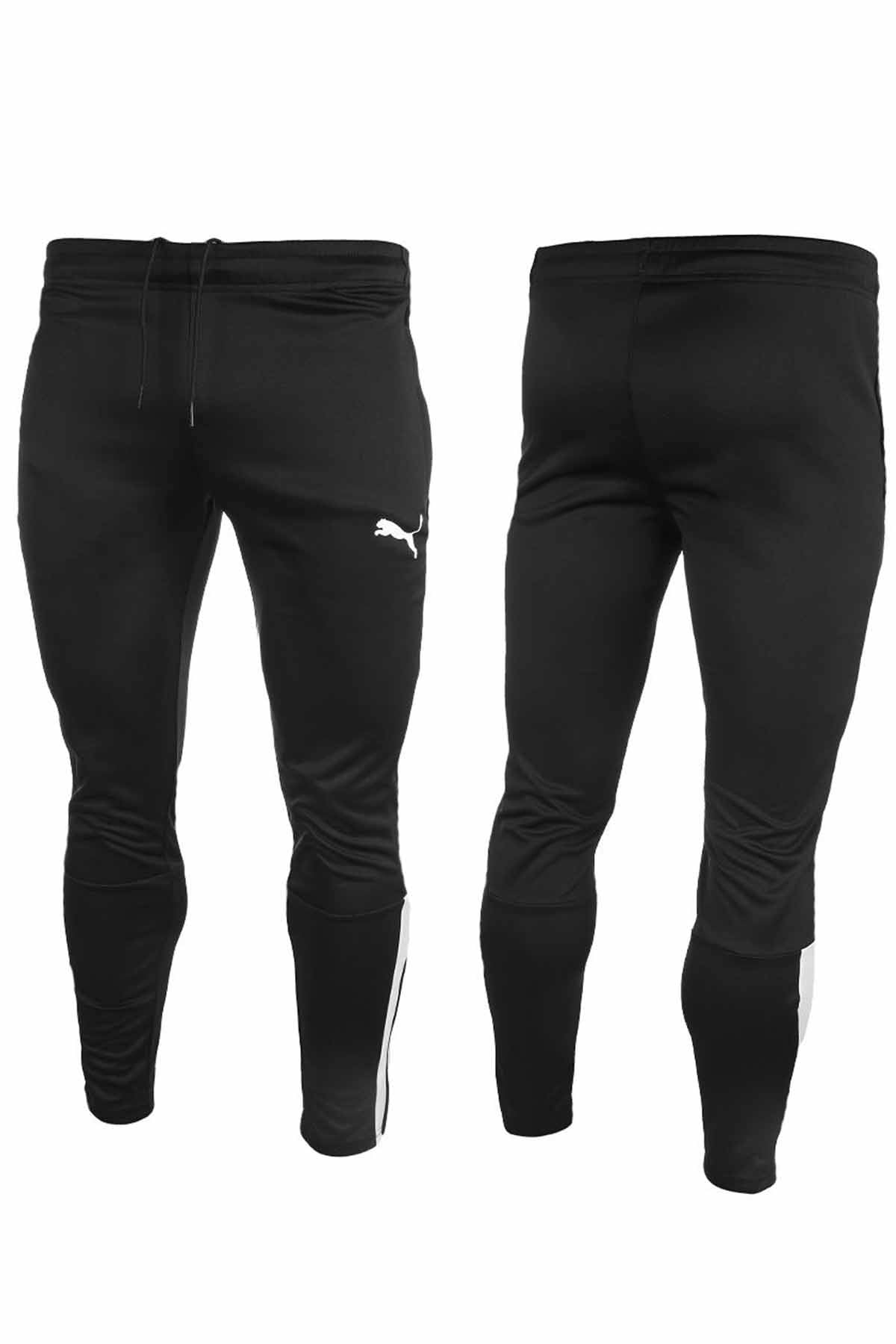 PUMAEşofman AltPuma Erkek Raşel Kumaş Eşofman Altı Erkek Eşofman Alt 657242-03 SIYAH-SARI