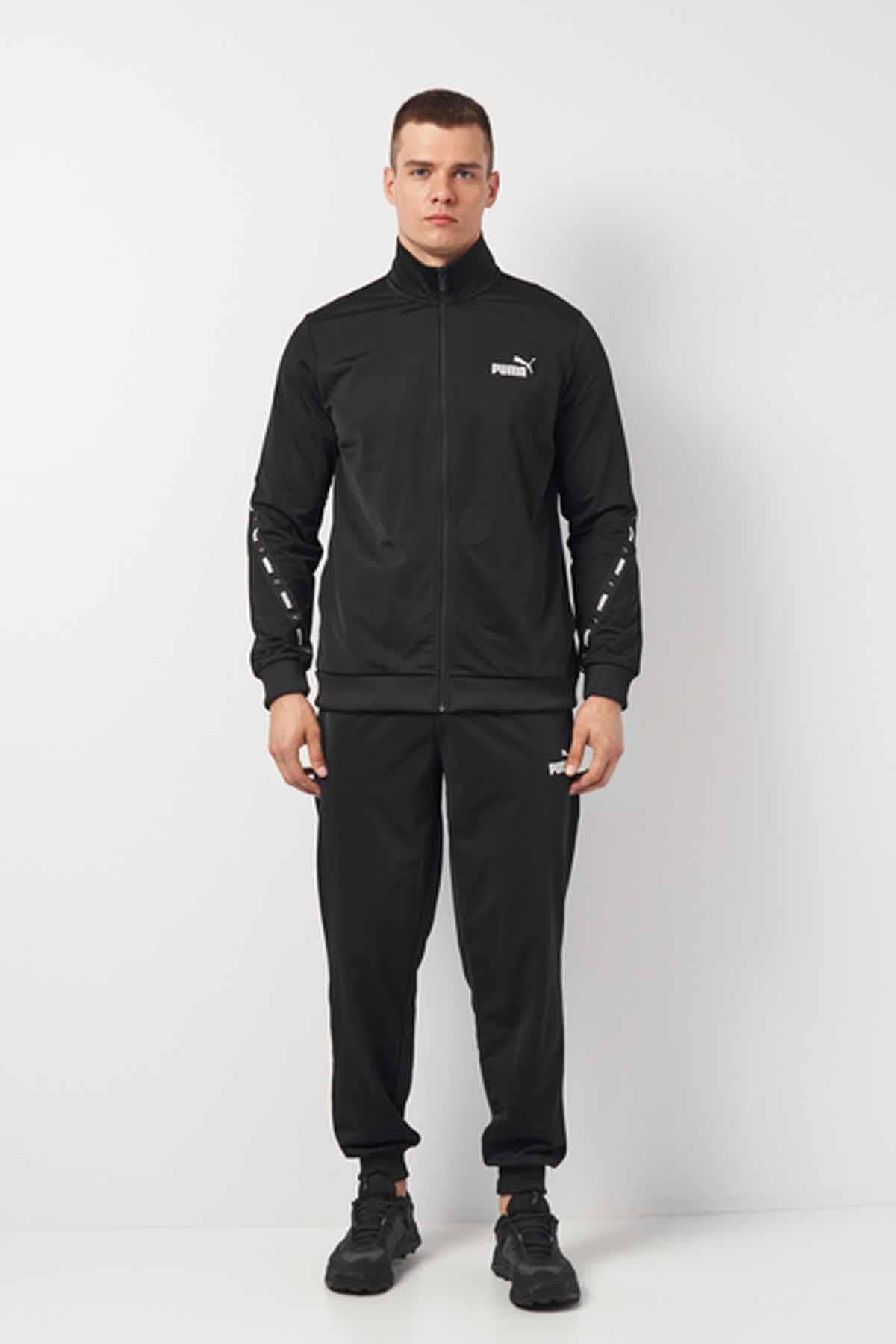 PUMAEşofman TakımPuma Erkek Eşefman Takımı Poly Tape Suit Unisex Eşofman Takım 681895-01 Siyah