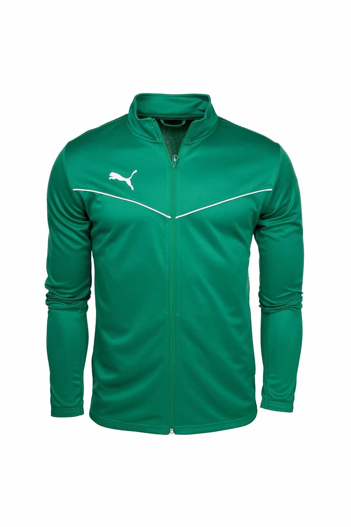 PUMAEşofman ÜstPuma Team Rise Poly Erkek Eşofman Üst 657392-05 YEŞİL