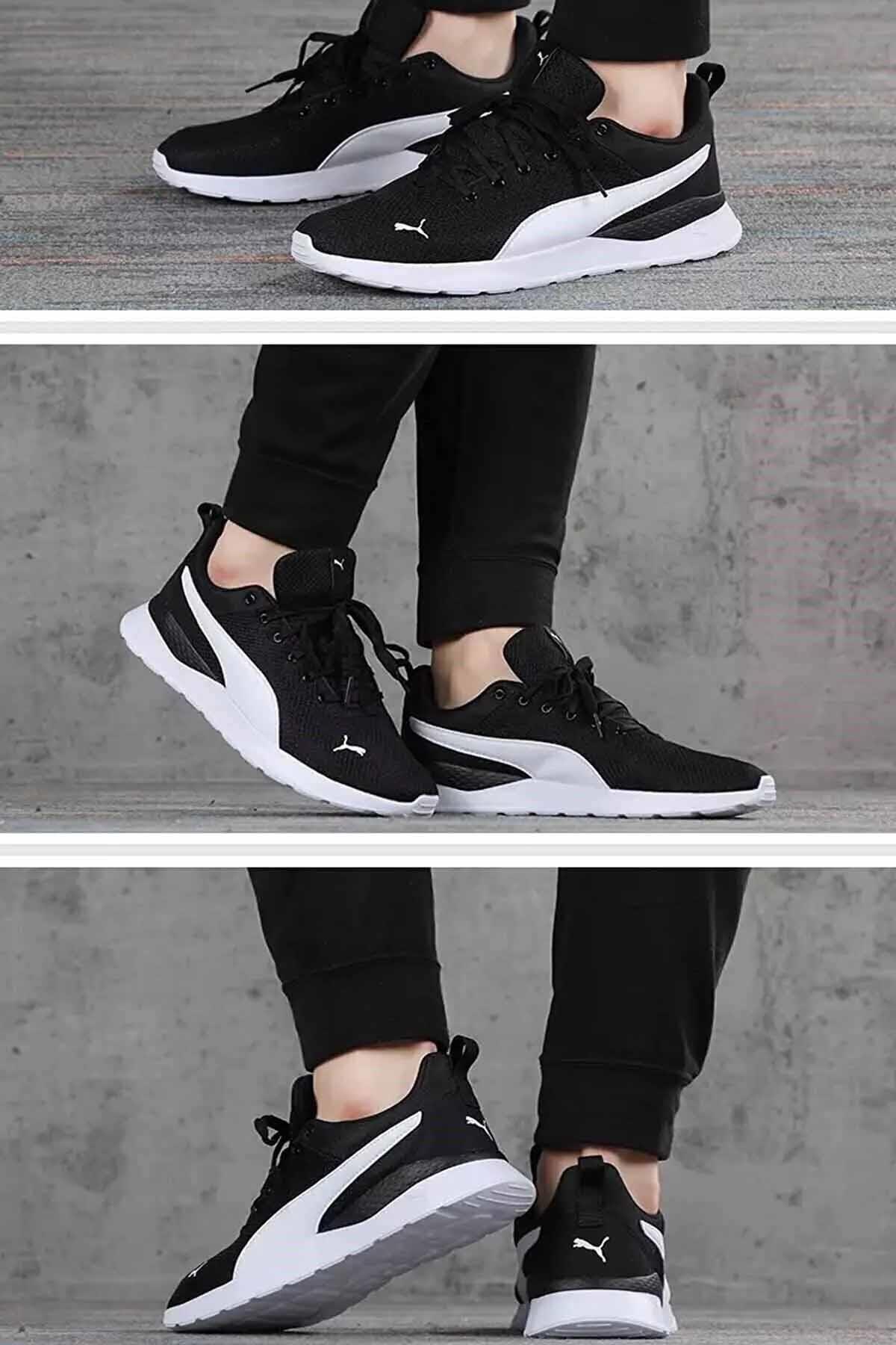 PUMAGünlük SporPuma Erkek Spor Ayakkabı Anzarun B-9 Unisex Günlük Spor Ayakkabı 371128 02RS-2 Siyah