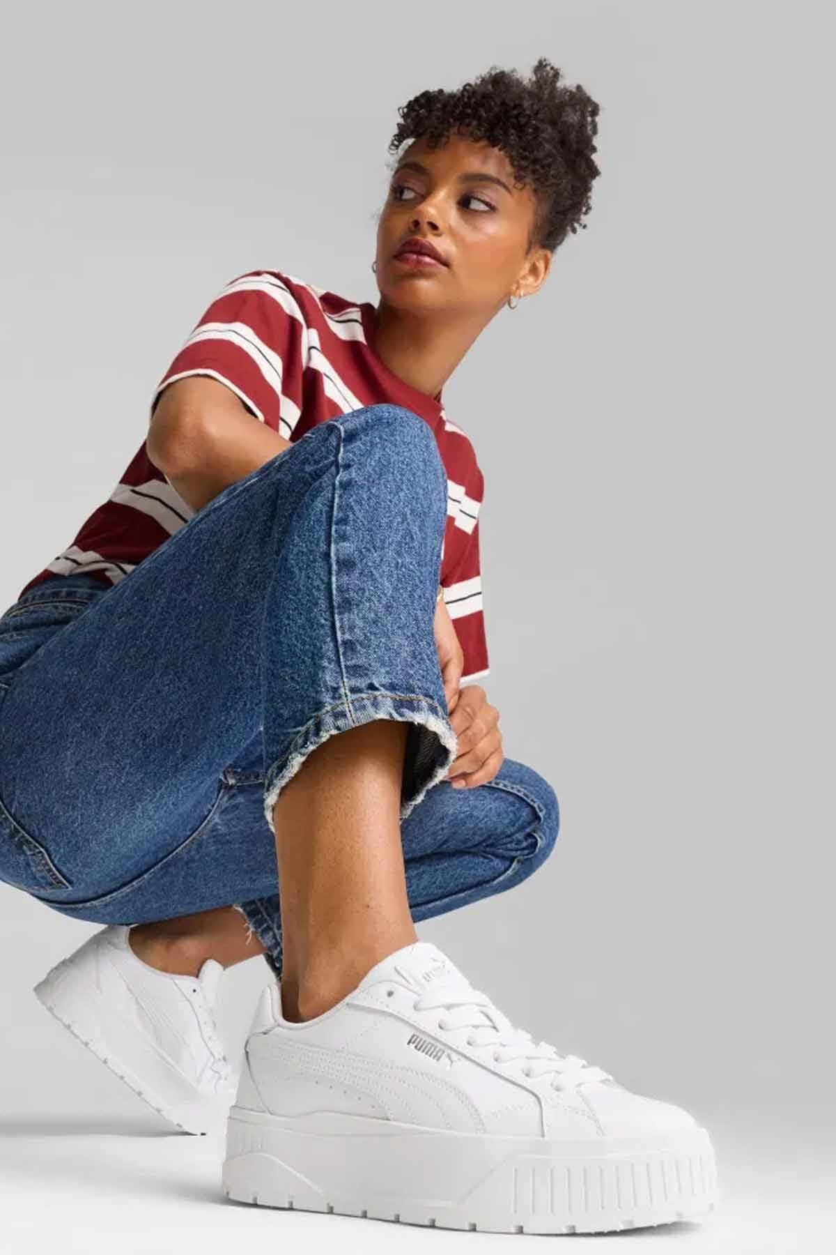 PUMAGünlük SporPuma Karmen II L Kadın Günlük Spor Ayakkabı 397456-02 BEYAZ