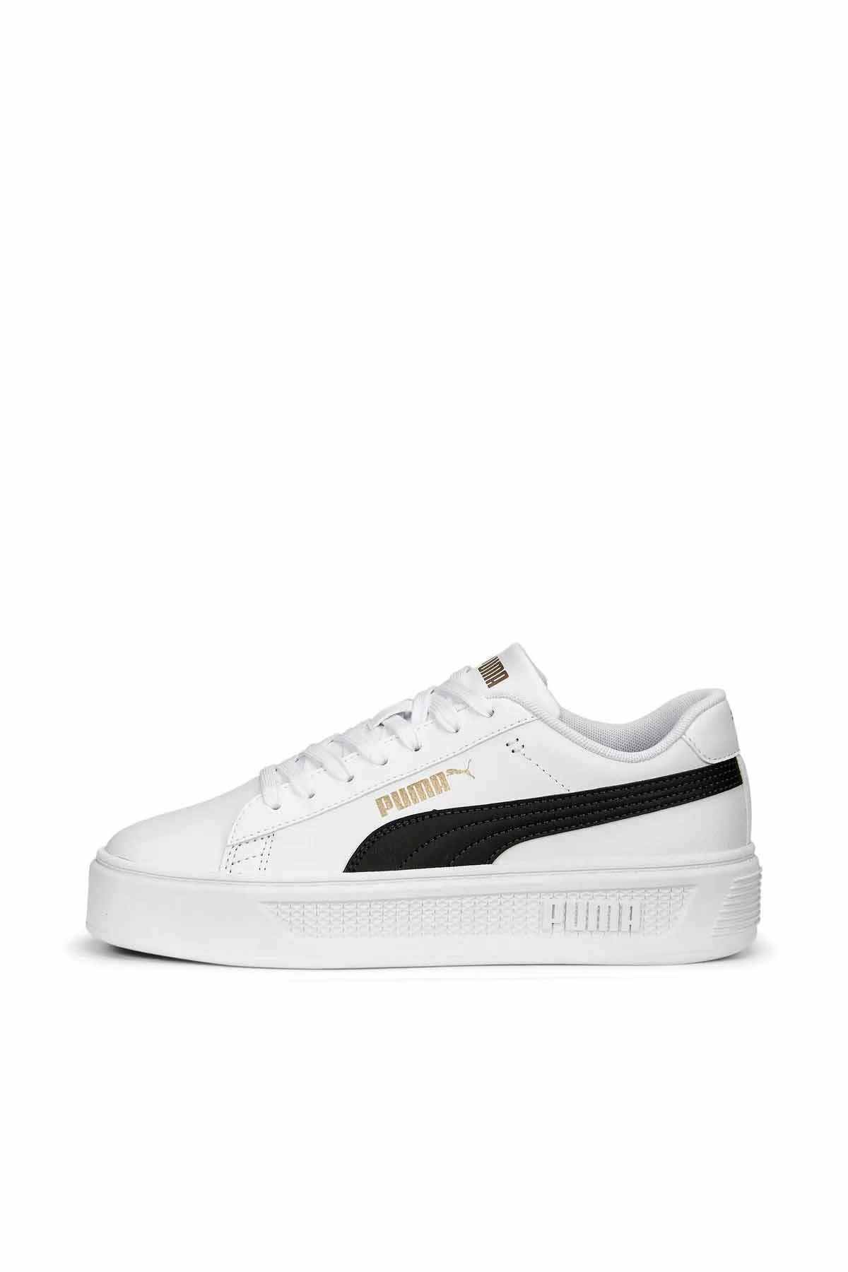 PUMAGünlük SporPuma Smash Platform Kadın Günlük Spor Ayakkabı 390758-04 BEYAZ-SYH