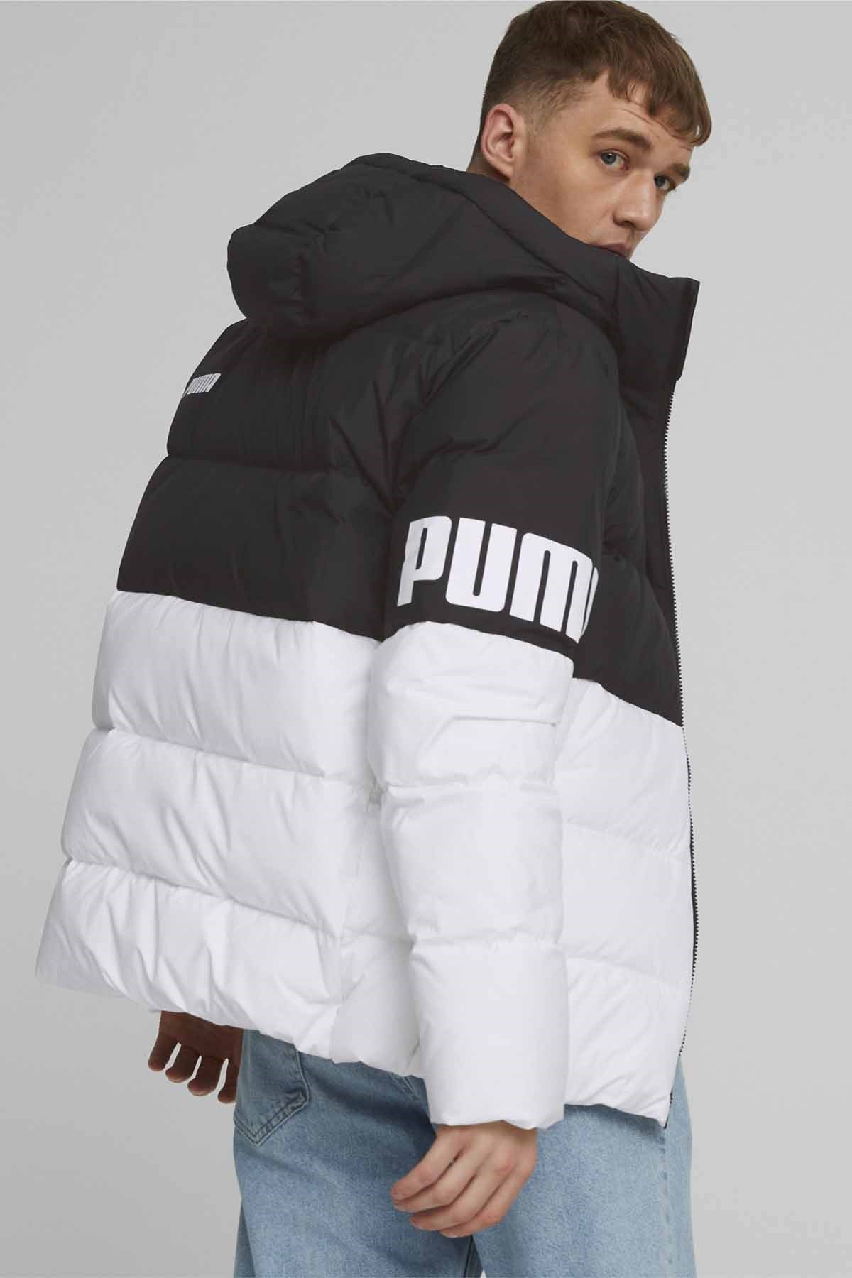 PUMAMontPuma Power Down Puffer Kaz Tüyü Erkek Mont 849335 02 BEYAZ-SYH