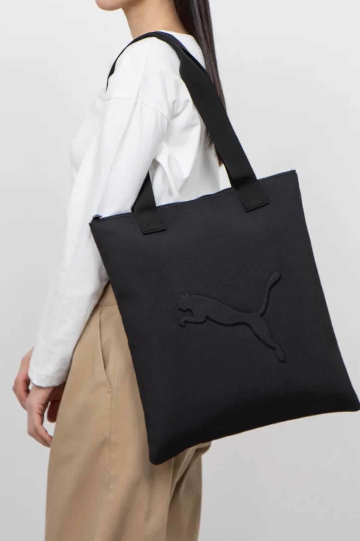 PUMAOmuz ÇantaPUMA BUZZ Tote Unisex Omuz Çanta 091157-01 Siyah