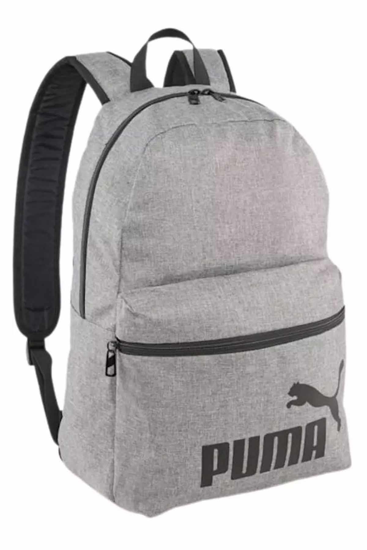 PUMASırt ÇantasıPuma Phase Up Backpack Unisex Sırt Çantası 090118-01 Gri