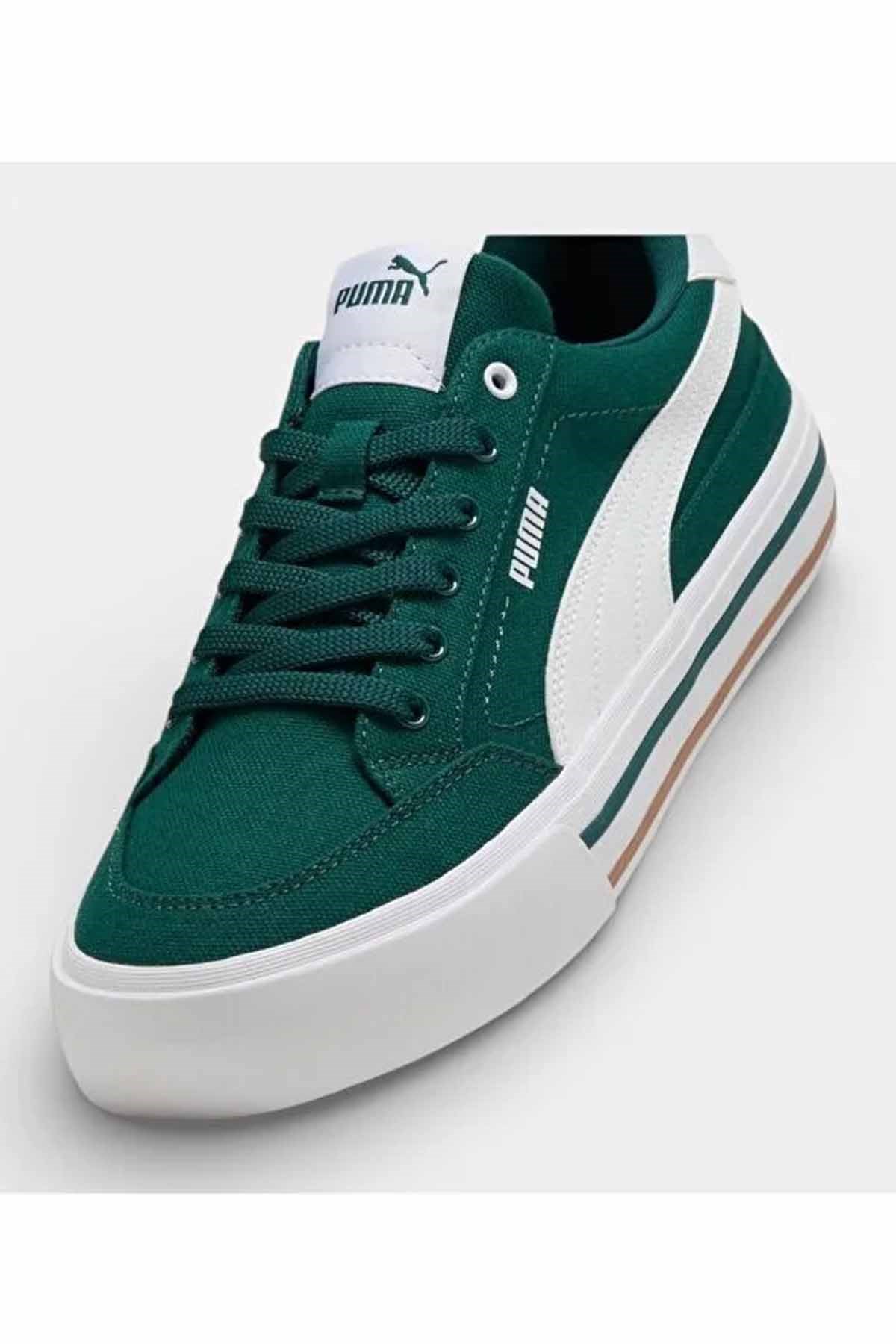 PUMASneakerPuma Court Classic Vulc FS Unisex Sneaker Ayakkabı 396353-36 Yeşil