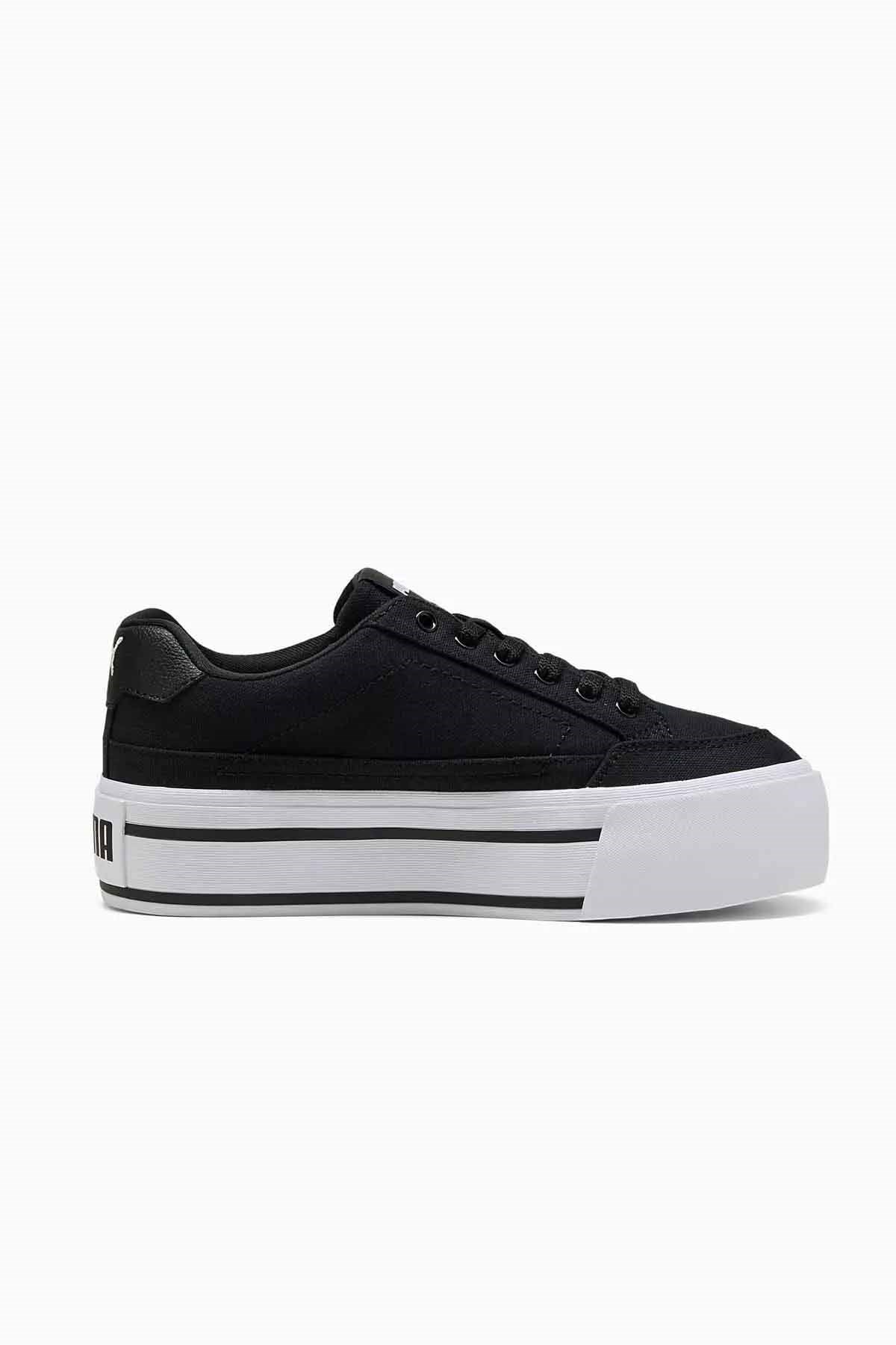 PUMASneakerPuma Court Classic Vulc FS Platform Wns Kadın Sneaker Ayakkabı 402329-07 Siyah