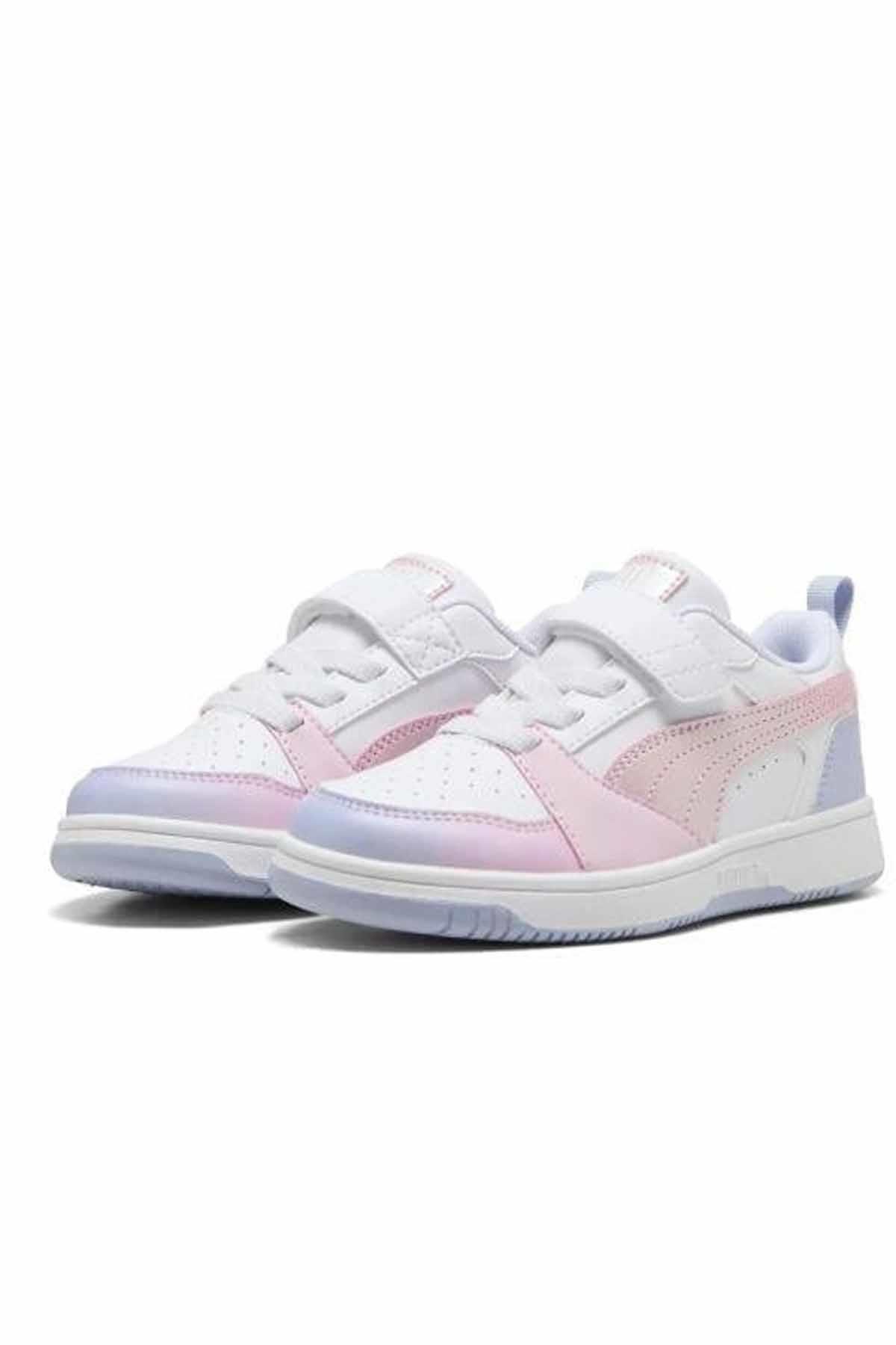PUMASneakerPuma Rebound V6 Low Çocuk Sneaker Ayakkabı 400594-01 Lila