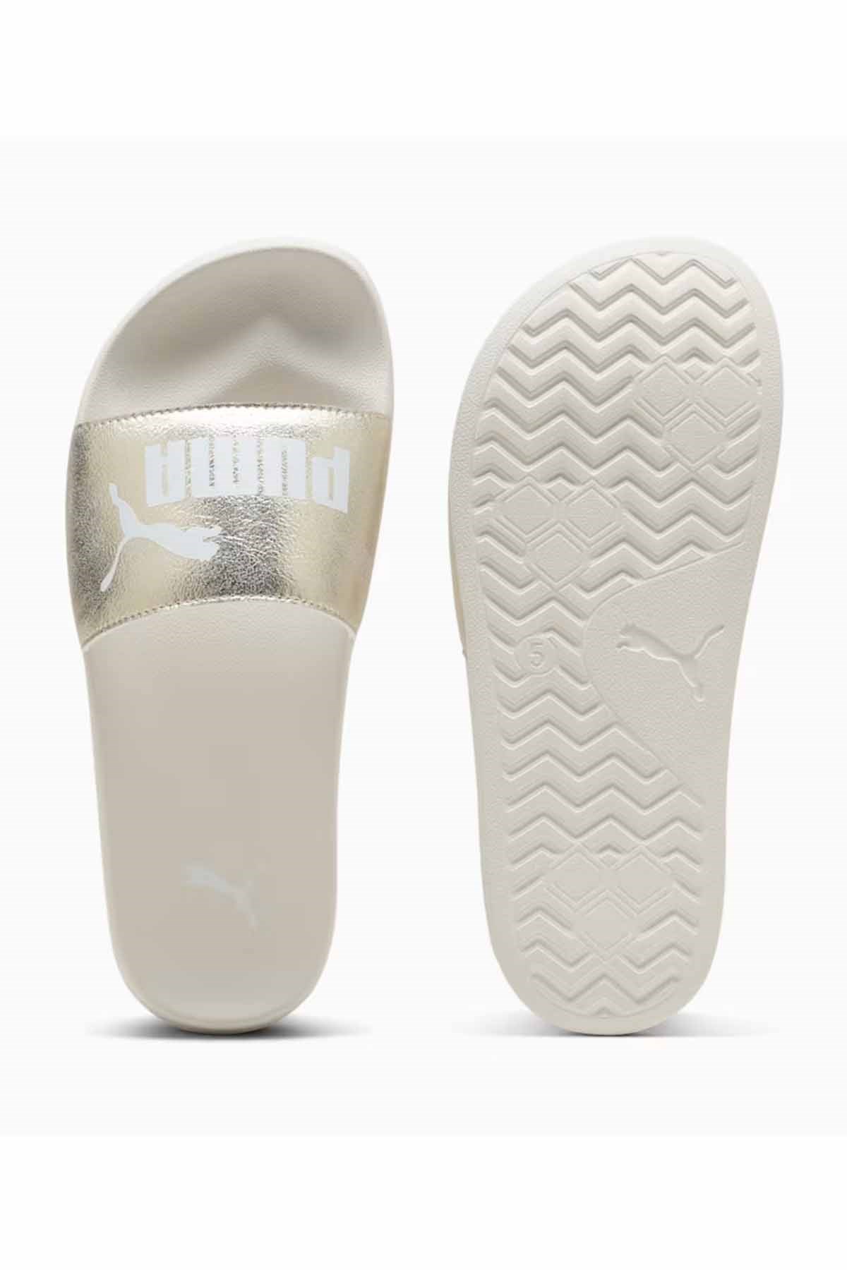 PUMATerlikPuma Leadcat 2.0 Metallic Whisper Kadın Terlik Ayakkabı 404847-01 Sarı