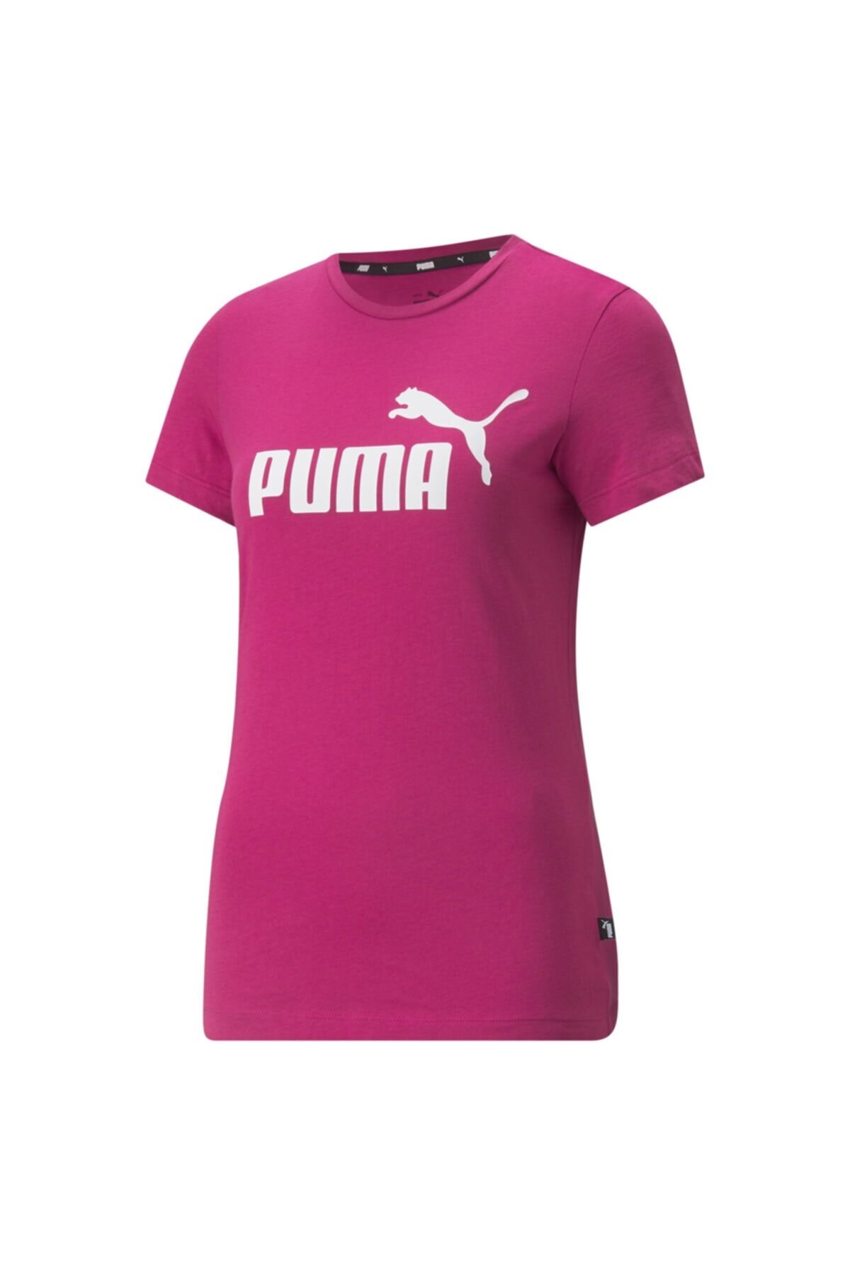 PUMATişörtPuma ESS Logo Tee Kadın Tişört 586775 86 Fuşya