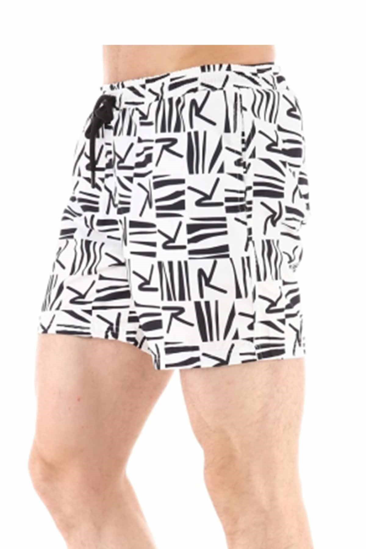 RARUDeniz ŞortuRaru Su İtici Kumaş Deniz Şortu Erkek Deniz Şortu 1-RDSH-005BEYAZ-SYH