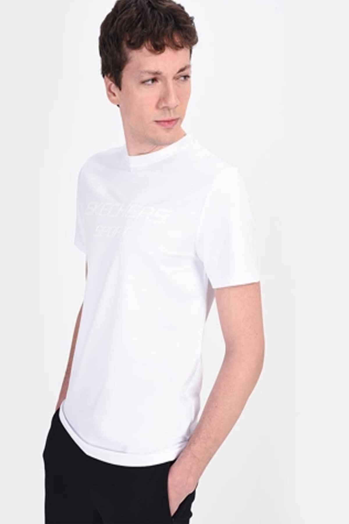 Skechers Graphic Tees  M Light Up Tee Erkek Tişört S201270 001