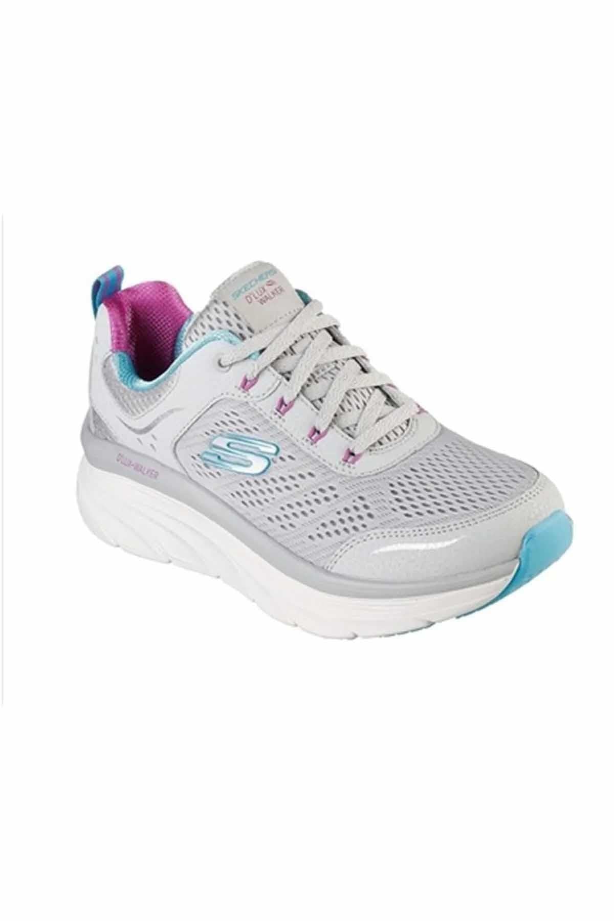 SKECHERSGünlük SporSkechers D'LUX WALKER Kadın Günlük Spor Ayakkabı 149023 LGMT Gri