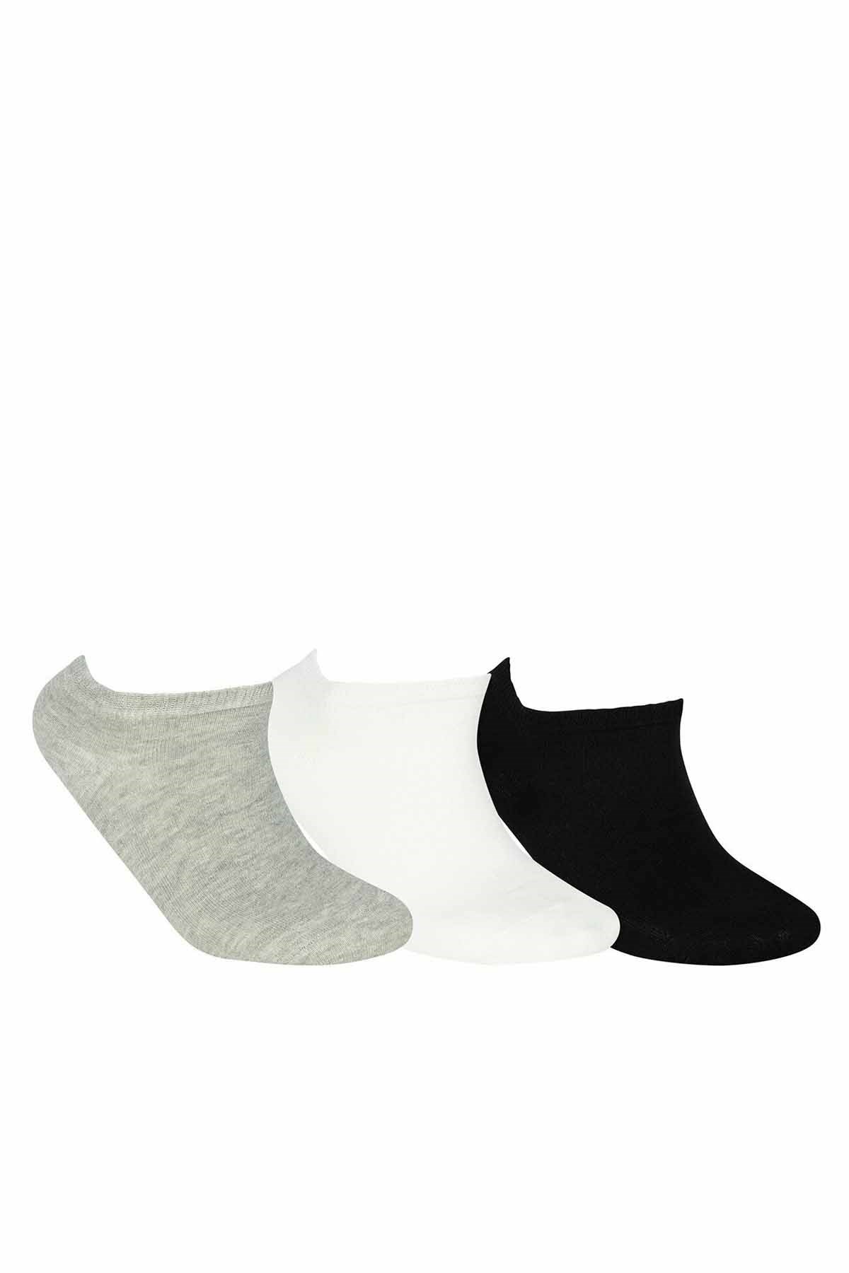 Skechers U SKX NoPad Low Cut Socks 3 Pack Unisex Çorap S192140 900