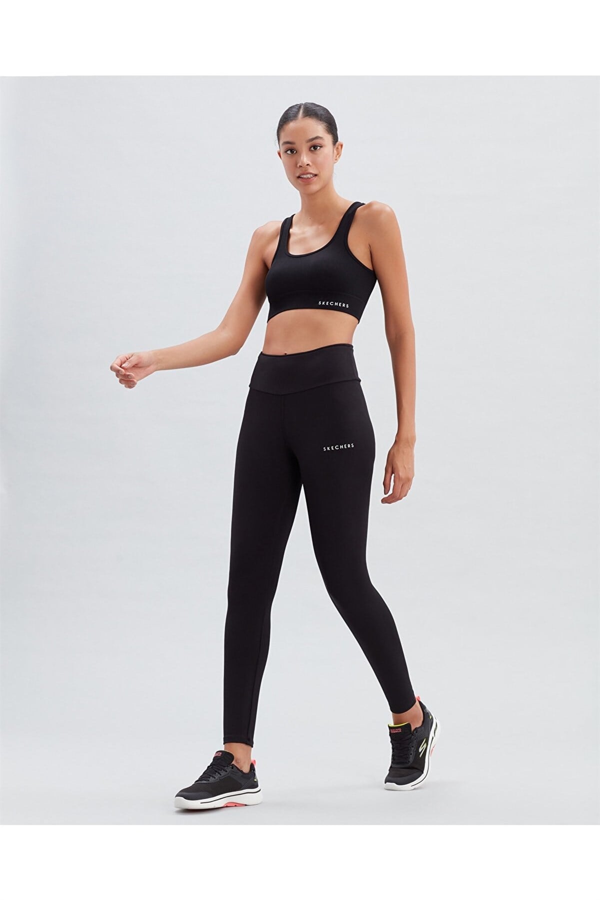 SKECHERSTaytSkechers W Belt Detailed Legging Kadın Tayt S221136-001 Black