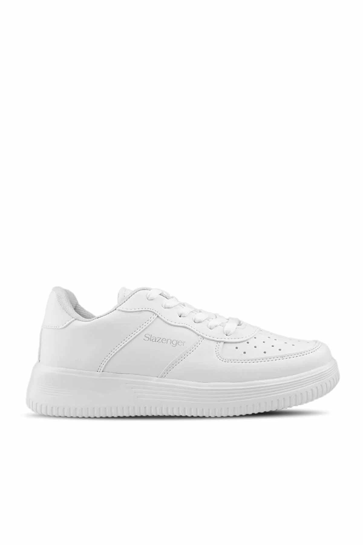 SLAZENGERGünlük SporSlazenger Ekua Kadın Beyaz Sneakers Air Forcce1 Kadın Günlük Spor Ayakkabı SA13LK080-000KAHVE