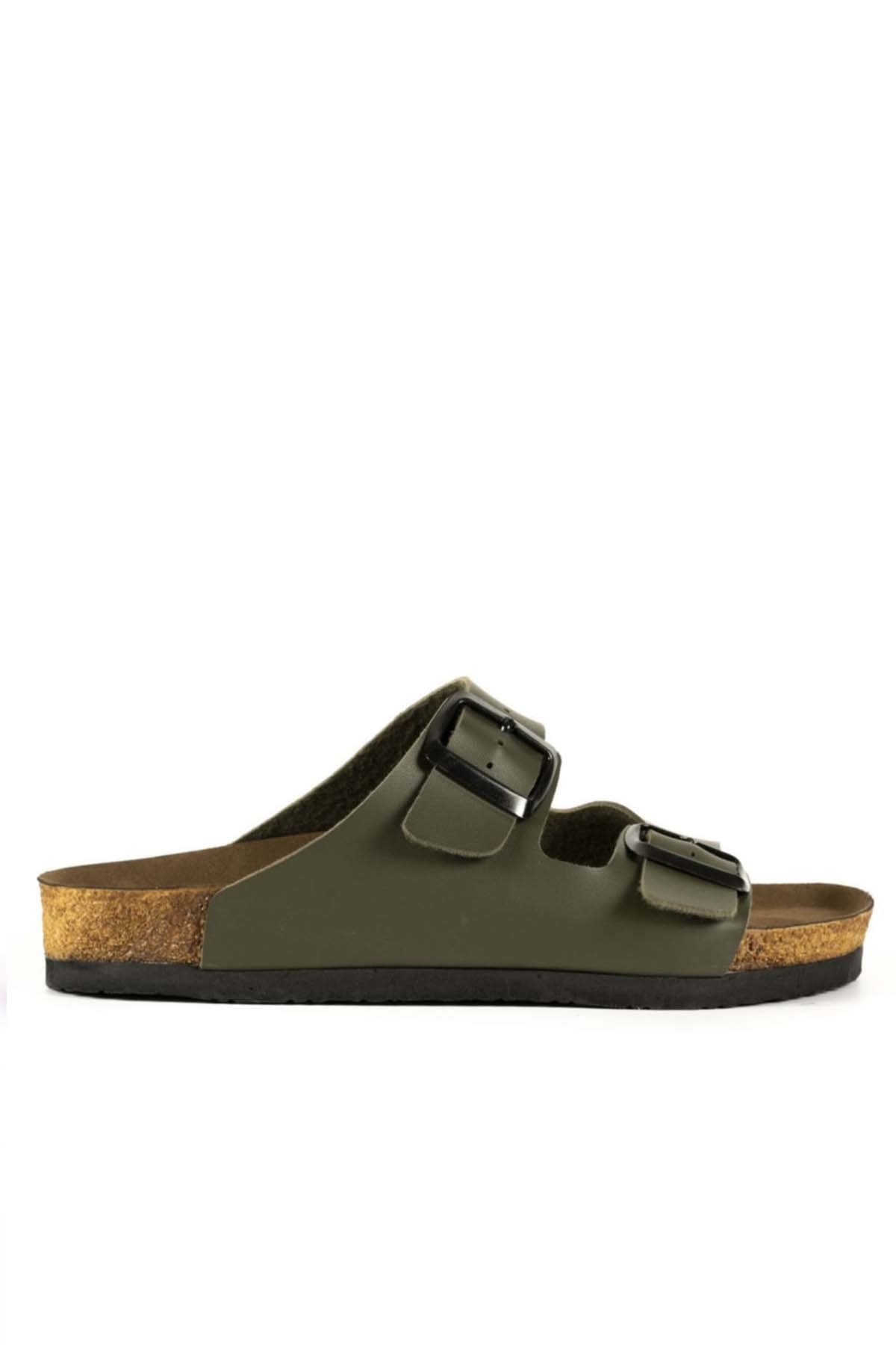 Slazenger LENS G Kadın Terlik Ayakkabı SA10SK012-800HAKI