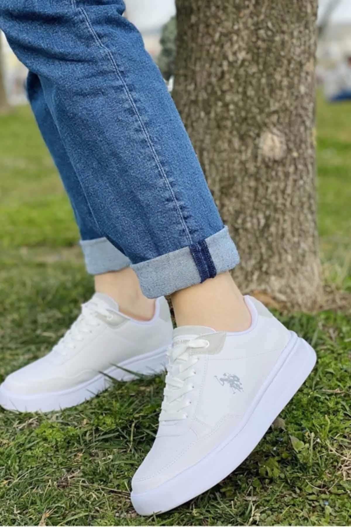 U.S. POLO ASSNGünlük SporUS Polo Assn.Sneakers Elta 3FX Kadın Günlük Spor Ayakkabı 101340899BEYAZ