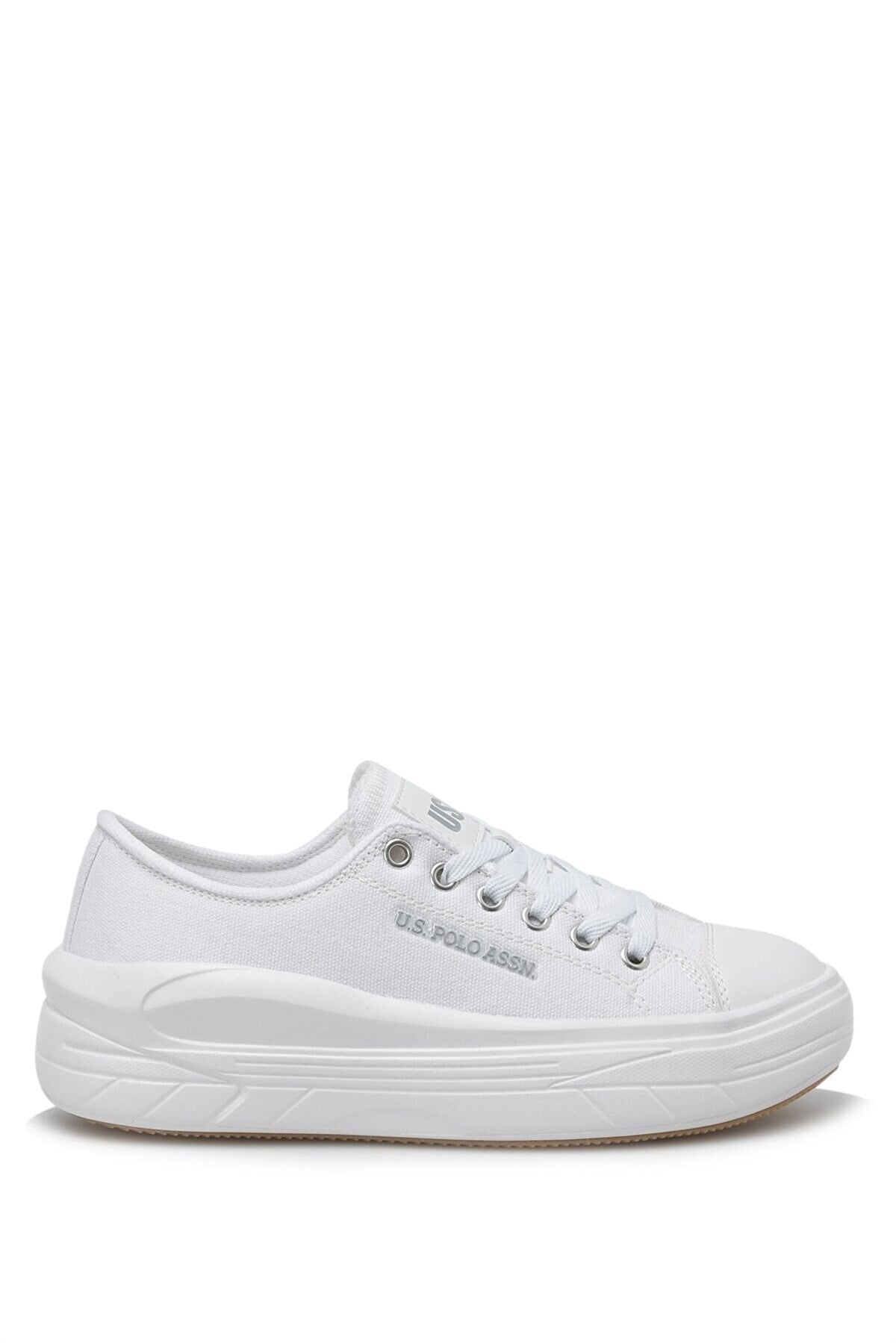 U.S. POLO ASSNGünlük SporUS Polo Cleme YüksekTaban Canvas Sneaker Kadın Günlük Spor Ayakkabı USPCLMEBEYAZ