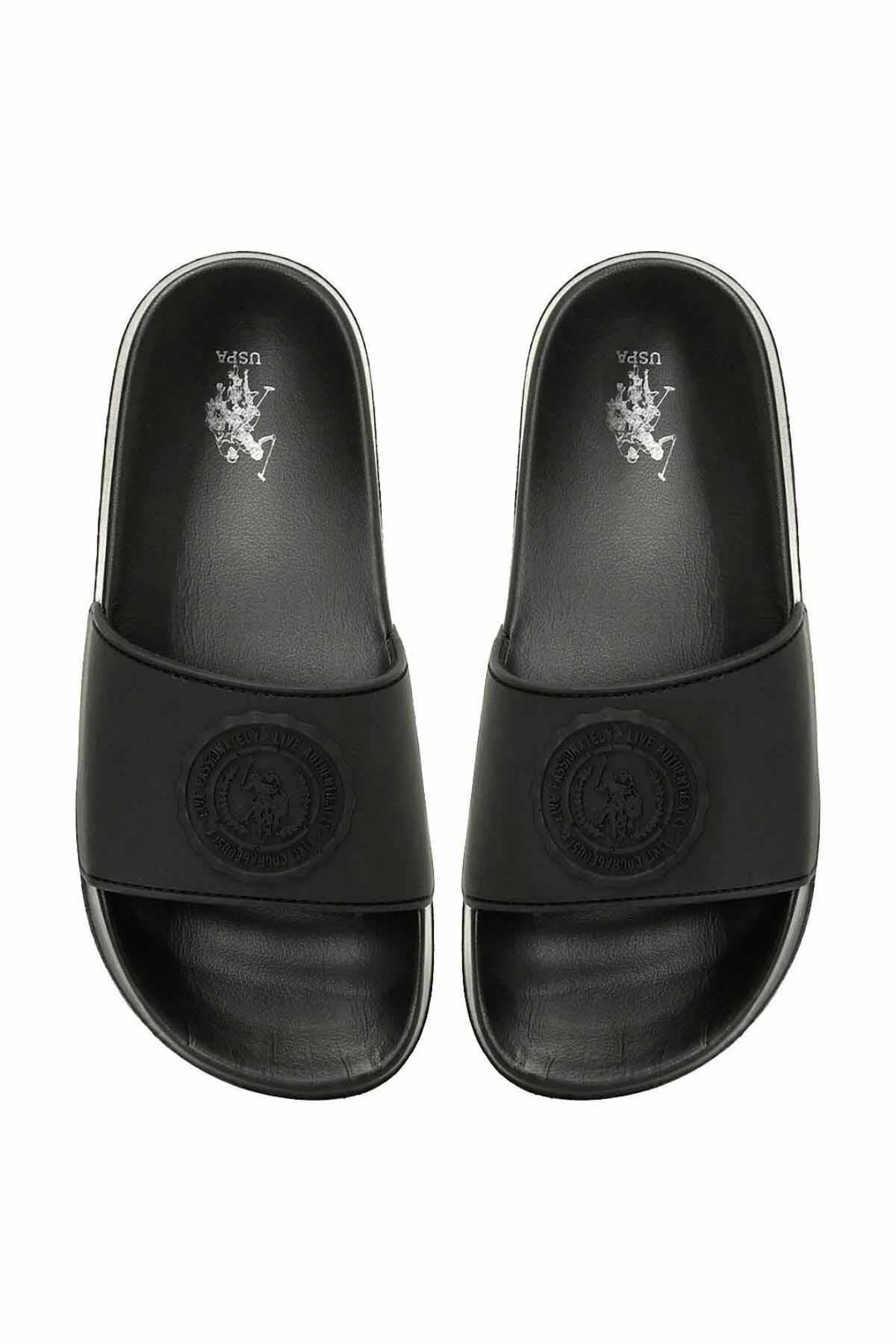 U.S. POLO ASSNTerlikU.S Polo Assn. Seth 5fx Kadın Terlik Ayakkabı 1019842082Siyah