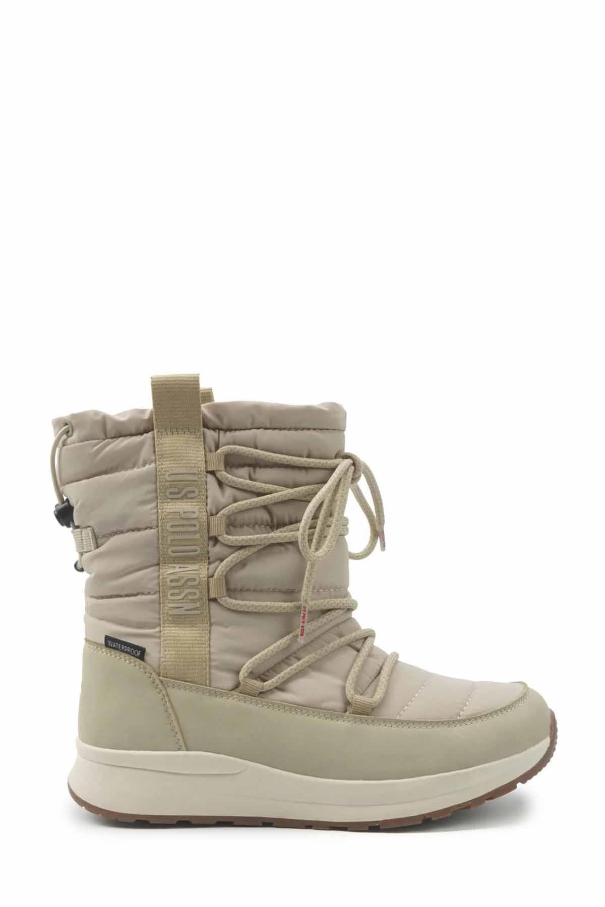 US POLO ASSN.BotU.S Polo Assn. Jeta Kadın Bot Ayakkabı 102038767Bej