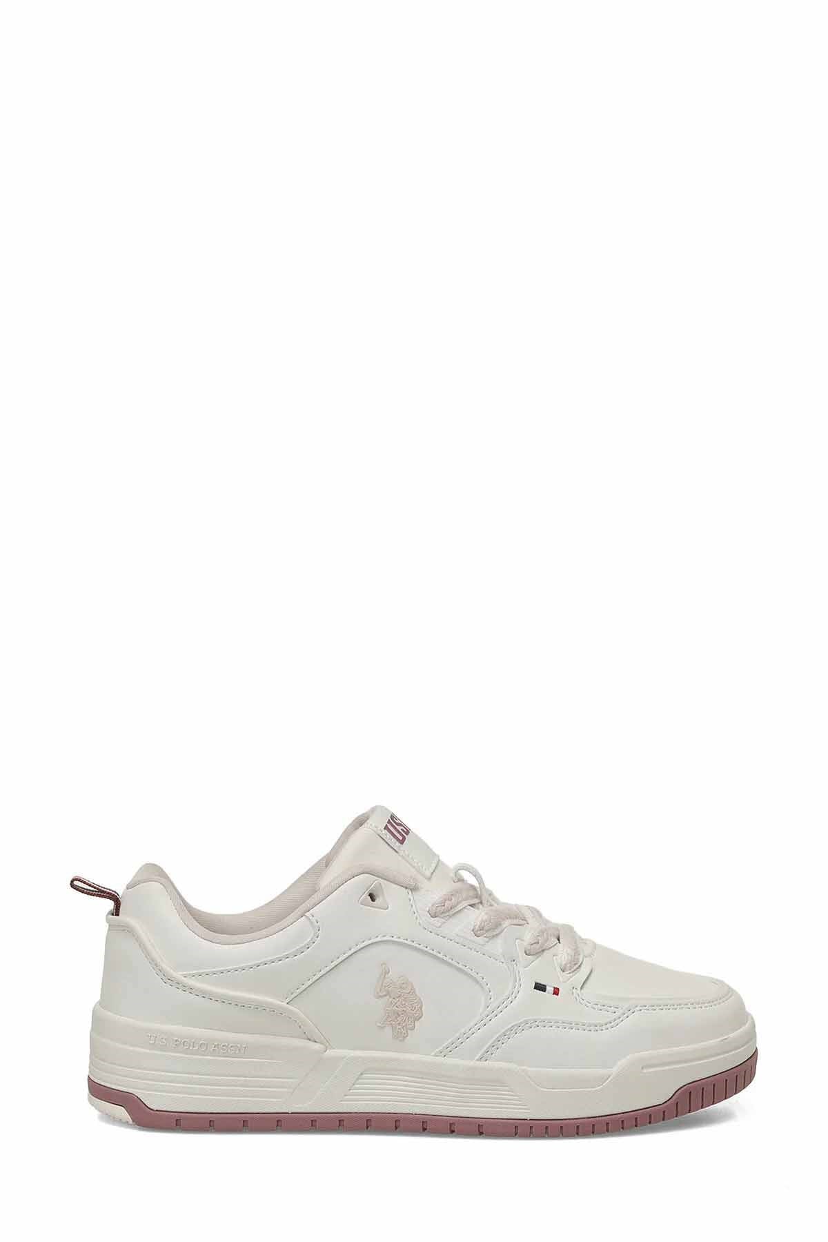 US POLO ASSN.Günlük SporUS Polo Asnn.Zelda 6 FX Kadın Günlük Spor Ayakkabı 102158354Beyaz/Pemb