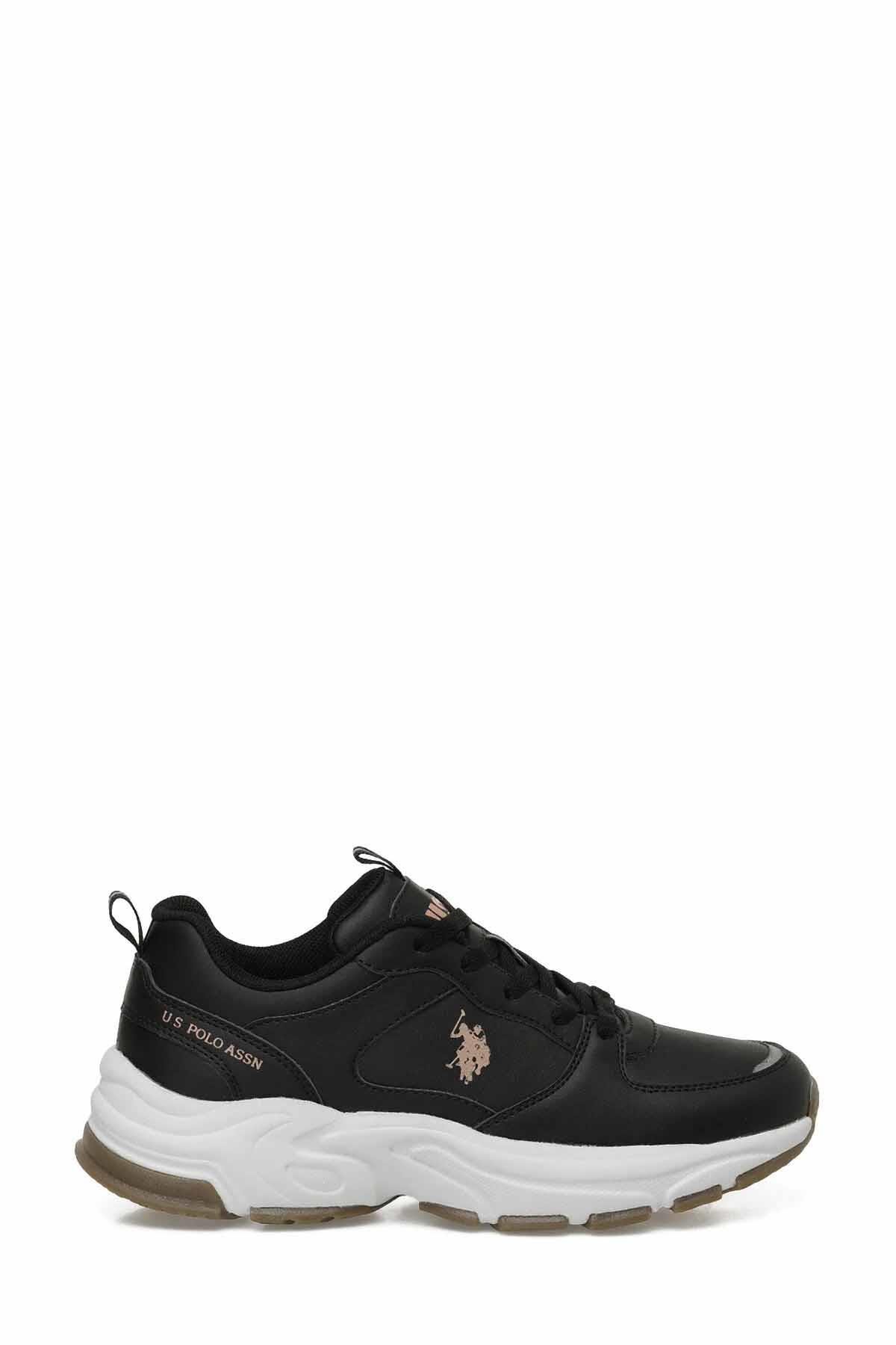 US POLO ASSN.SneakerU.S Polo Assn. Sorley PU 5 PR Kadın Sneaker Ayakkabı 102032290Siyah