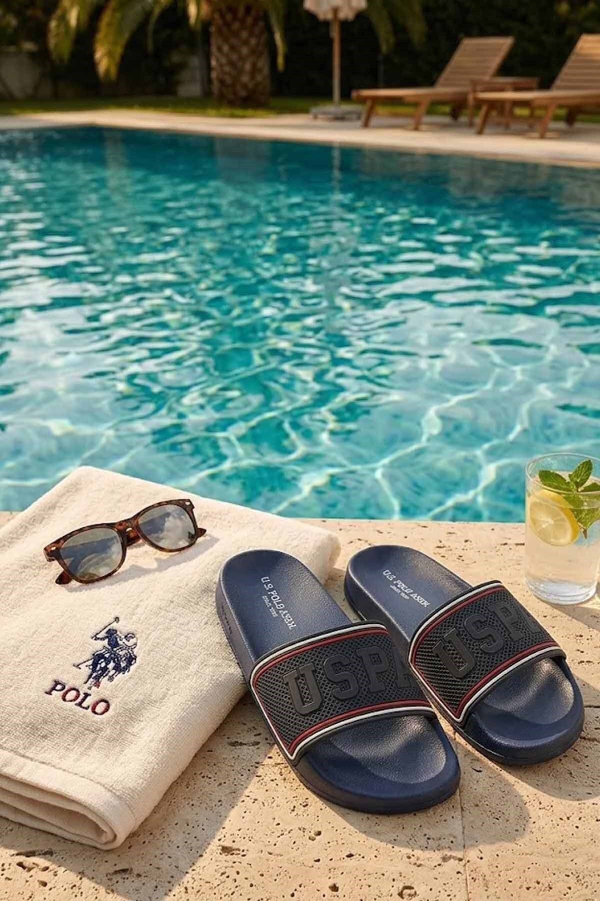 US POLO ASSN.TerlikUS Polo Assn. NOSSA 6FX LACI Erkek Terlik Ayakkabı 102252133Laci