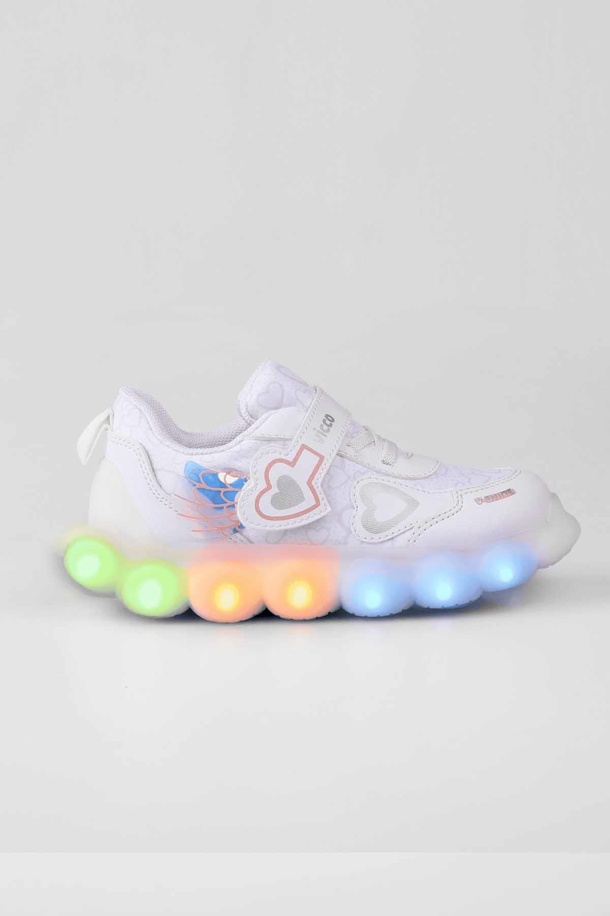 VİCCOSneakerVicco Süse Işıklı Çocuk Sneaker Ayakkabı 346.B25K.229-11Beyaz