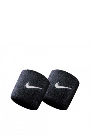 Nike Swoosh Wristbands 2 Pk Unisex El Bilekliği NNN04010OS-SIYAH