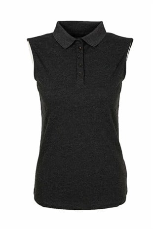 Skechers Polos W Pique Sleevless Basic T-Shirt Kadın Tişört S201146 001