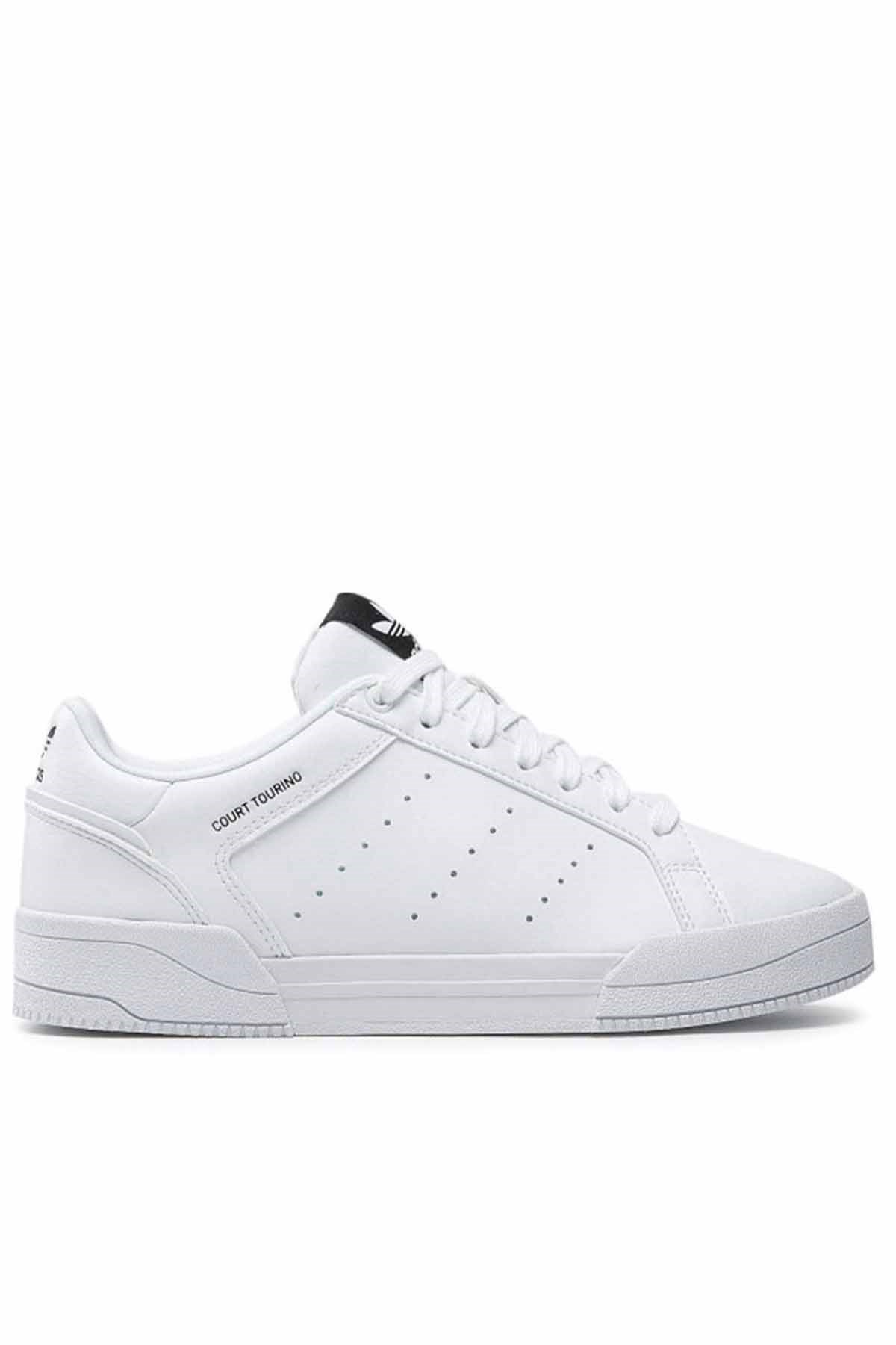 ADIDASGünlük SporAdidas Court Tourino Unisex Günlük Spor Ayakkabı H02177BEYAZ