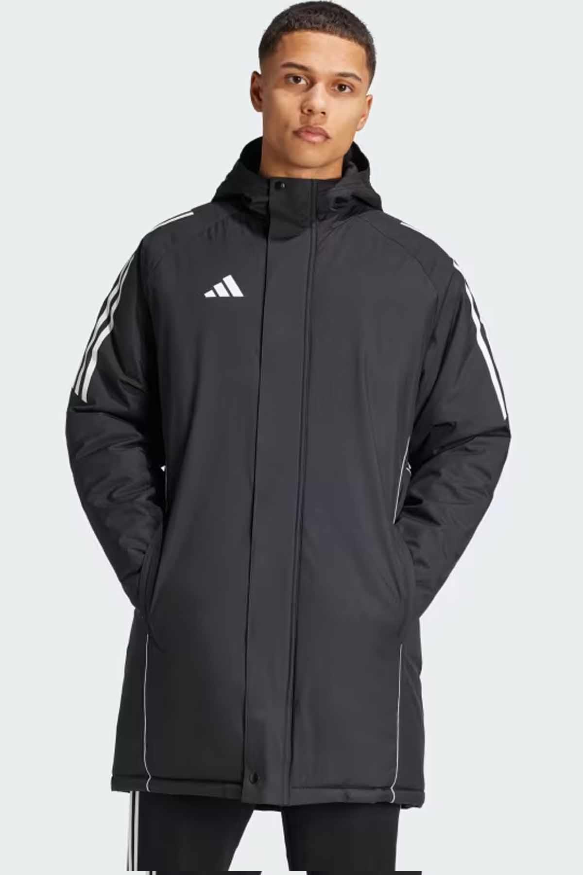 ADIDASMontAdidas Erkek Su Geçirmez Kaban Mont Erkek Mont IJ7391SIYAH