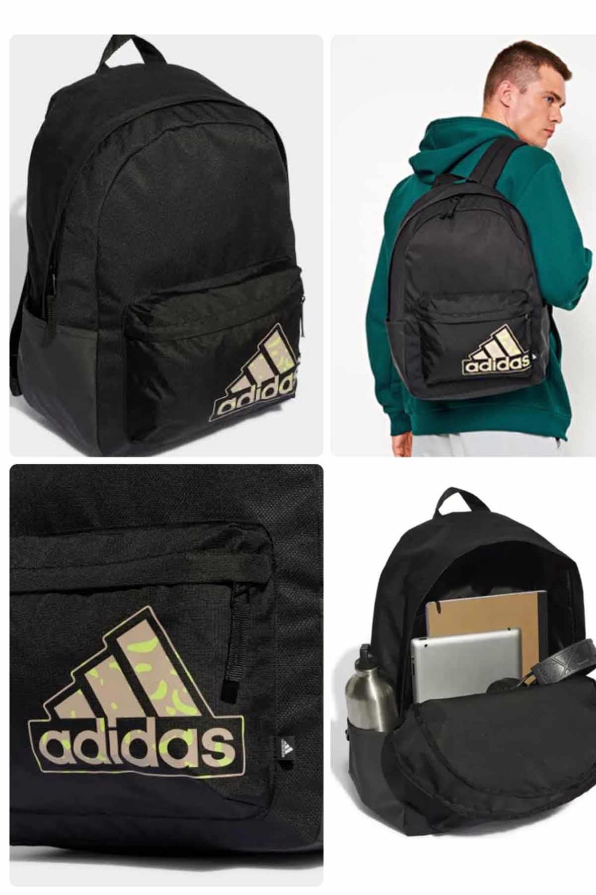 ADIDASSırt ÇantasıAdidas Sırt ve Okul Çantası  İlk Okul Ana Okul 27,5 LT. 15 cm x 36 cm x 44 cm Unisex Sırt Çantası RSHY0732-3SIYAH
