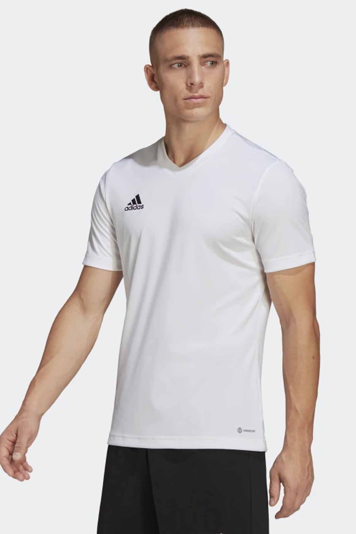 ADIDASTişörtAdidas Beyaz V Yaka Tişört Erkek Tişört HC5071BEYAZ