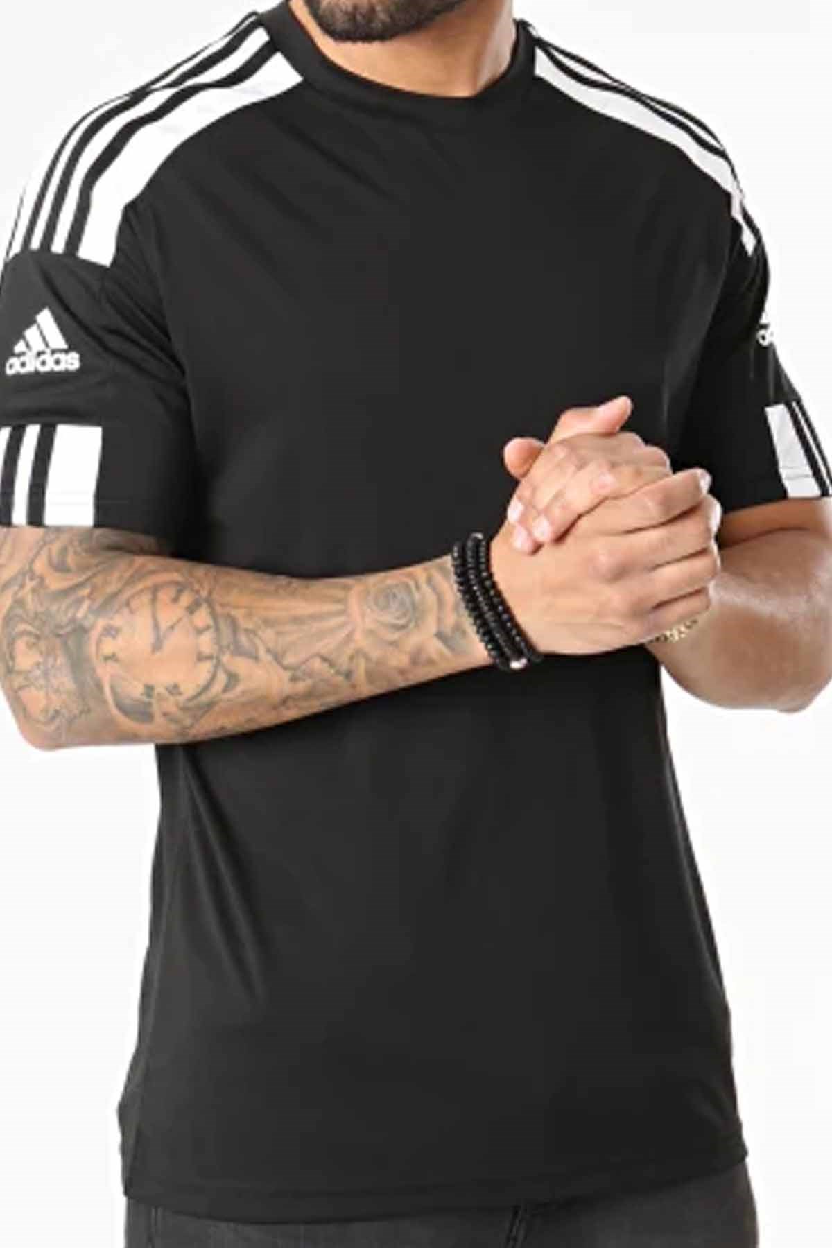 ADIDASTişörtAdidas Siyah Bisiklet Yaka Tişört Erkek Tişört GNR5720Siyah