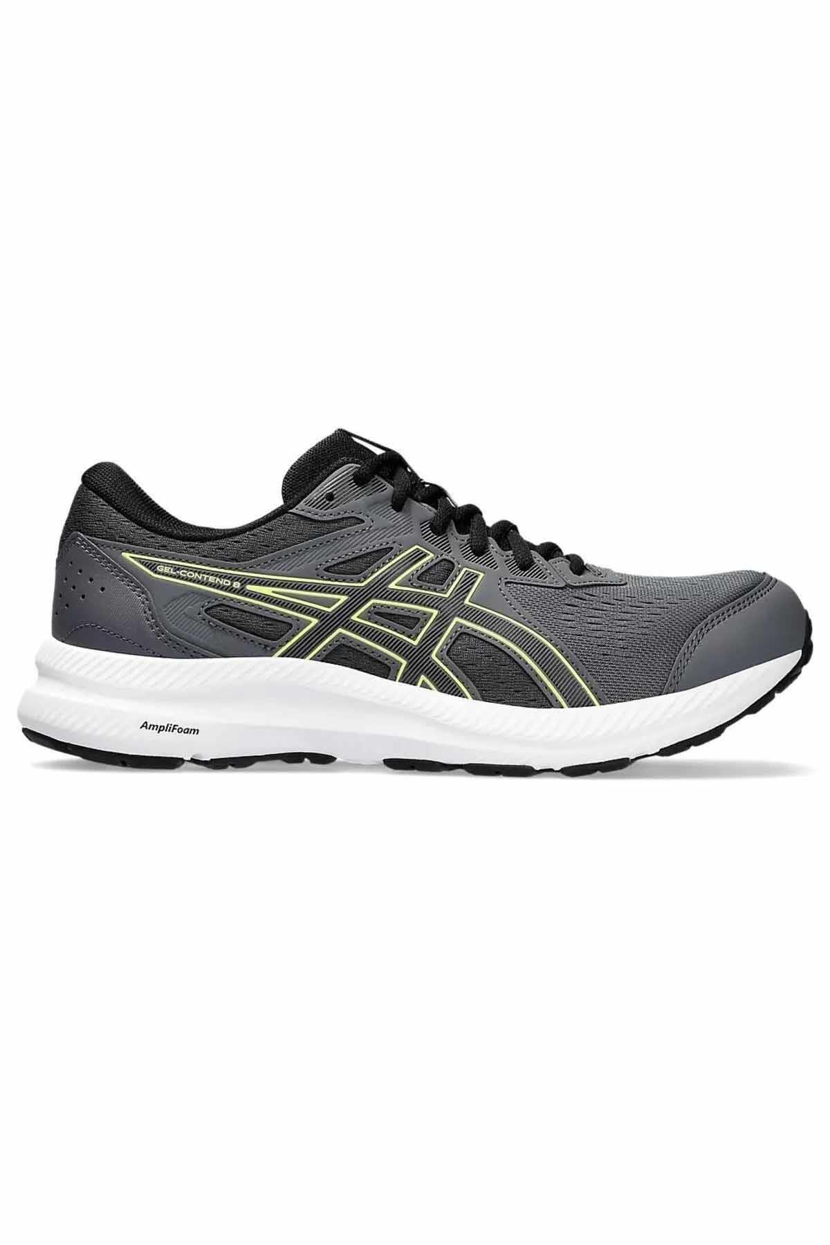 ASICSYürüyüş KoşuAsics Gel-Contend 8 Erkek Yürüyüş Koşu Ayakkabı 1011B492-026Gri/Gümüş