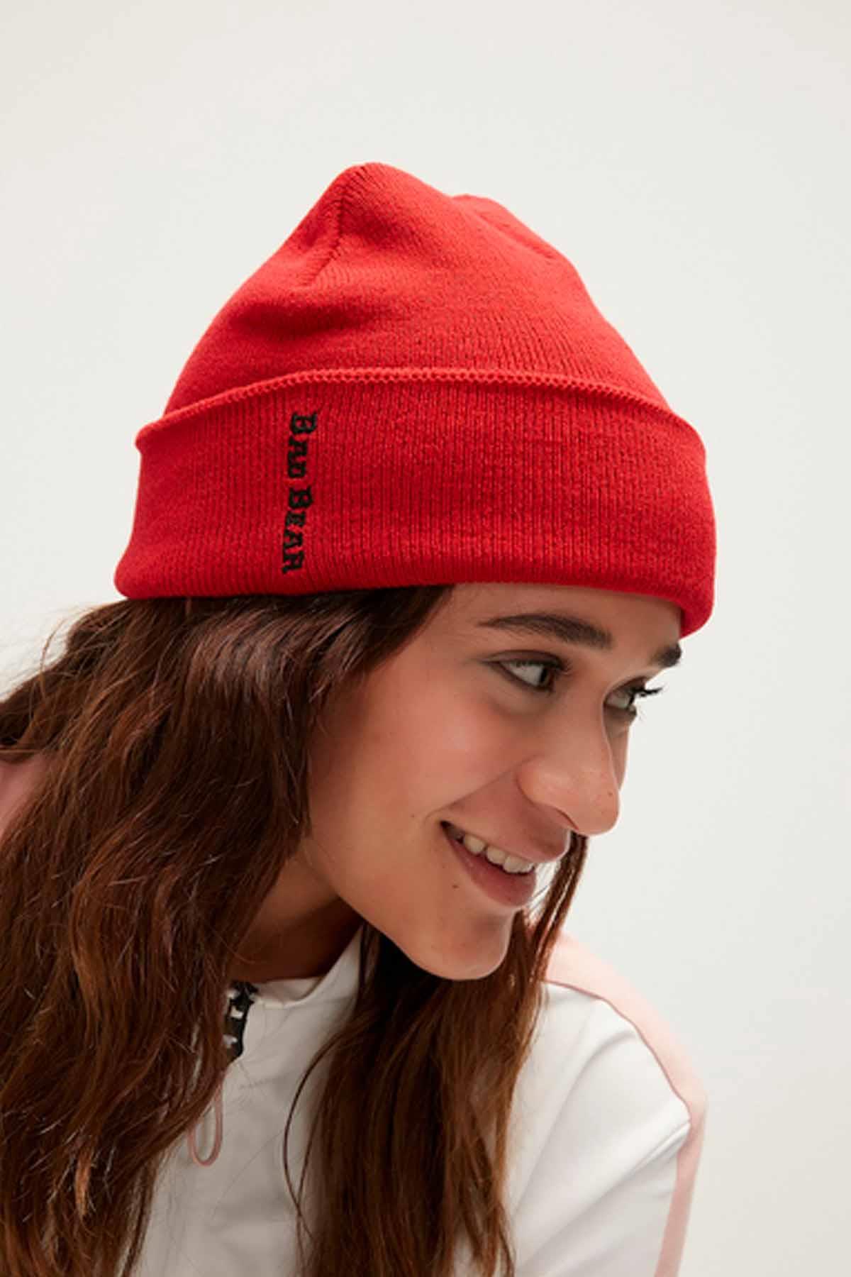 BAD BEARBereBad Bear Label Unisex Bere Unisex Bere 22.02.41.001 KrmzKIRMIZI