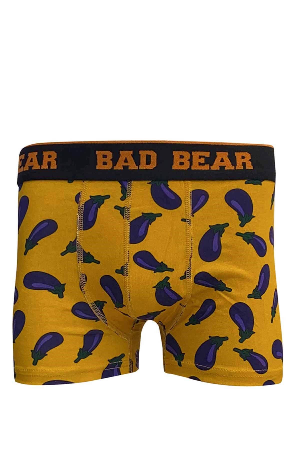 BAD BEARBoxerBad Bear Eggplant Boxer Erkek Boxer 21.01.03.006MUSTARD