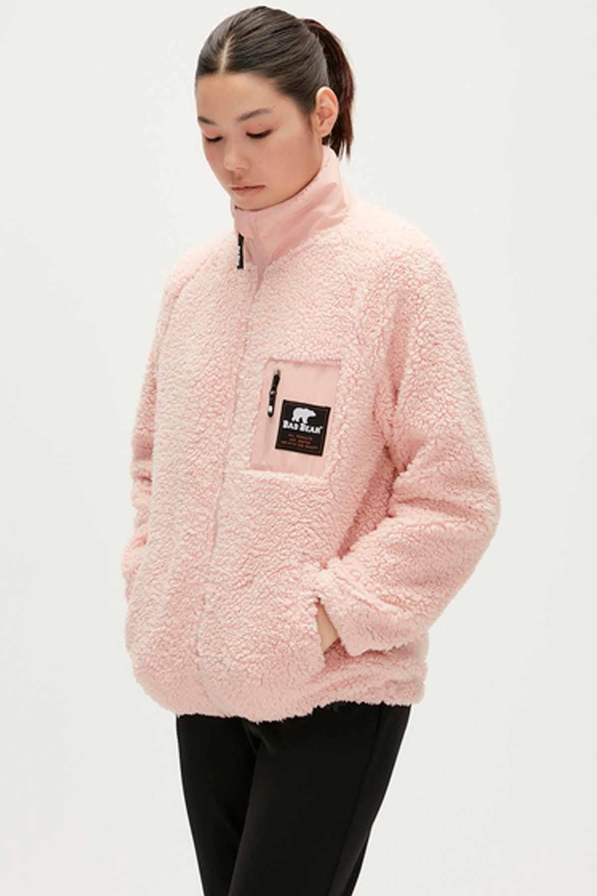 BAD BEARPolar CeketBad Bear Emma Peluş Kadın Polar Ceket 23.04.29.001BLUSH