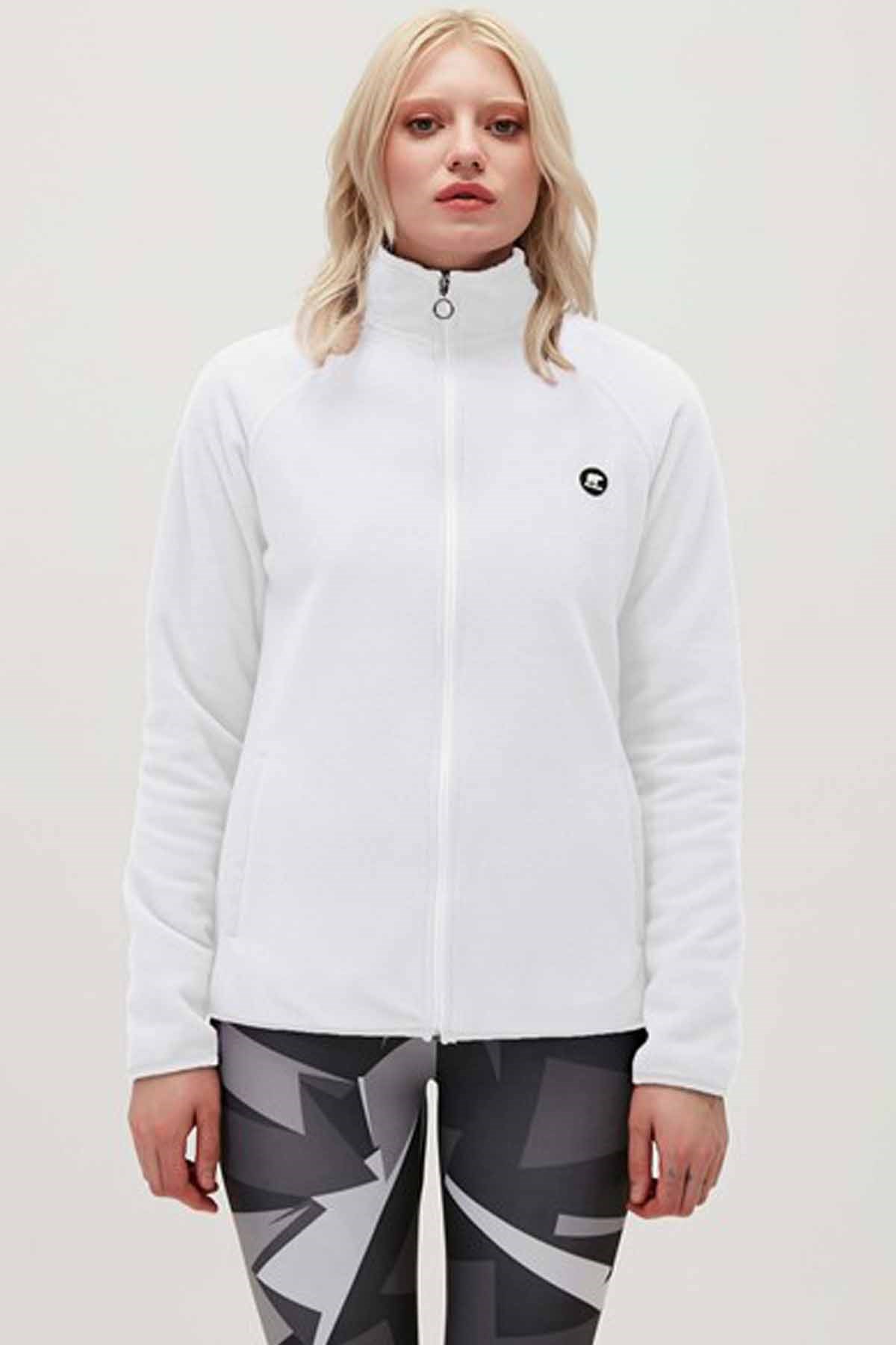 BAD BEARPolar CeketBad Bear Wilma Full Zip  Polar Kadın Polar Ceket 21.04.21.002-C04OFF-WHITE