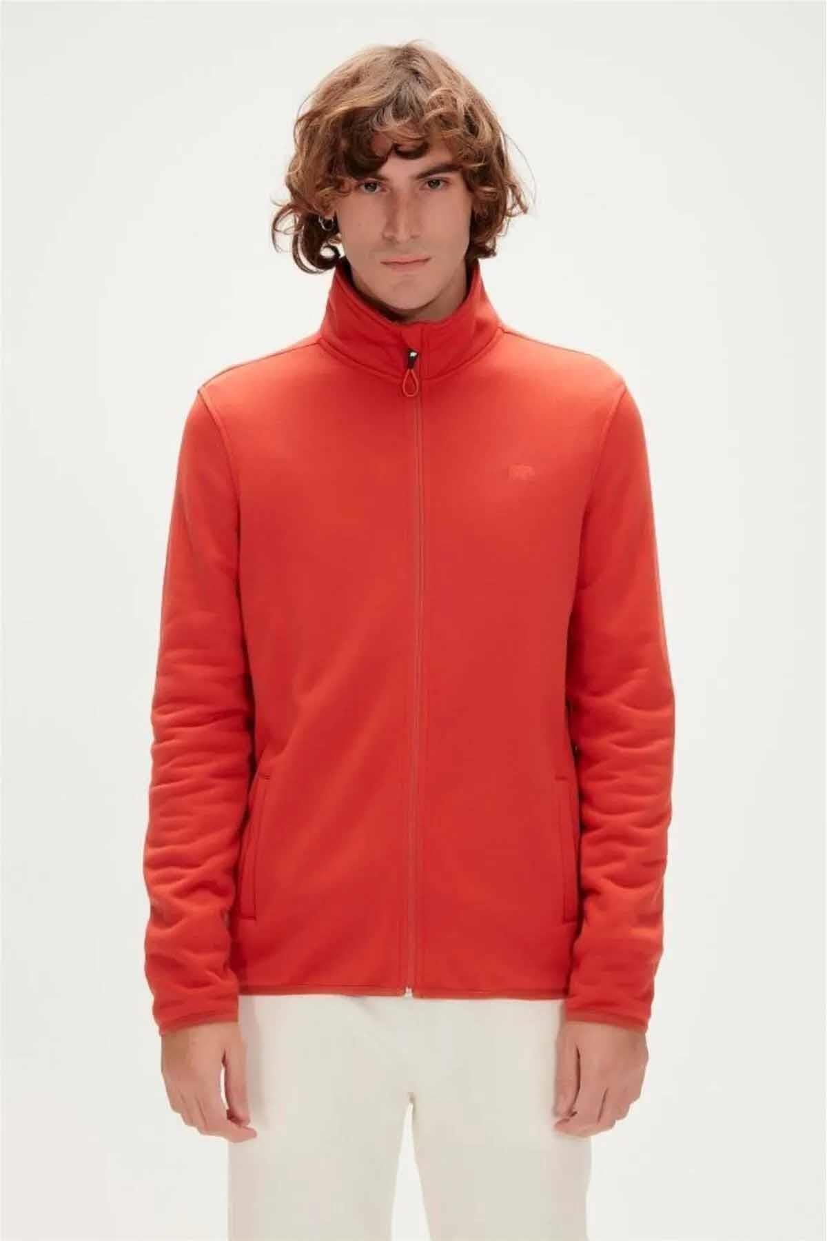 BAD BEARPolar SweatshirtBad Bear Bowie Full-Zip Polar Jacket Erkek Polar Sweatshirt 23.02.21.001GINGER