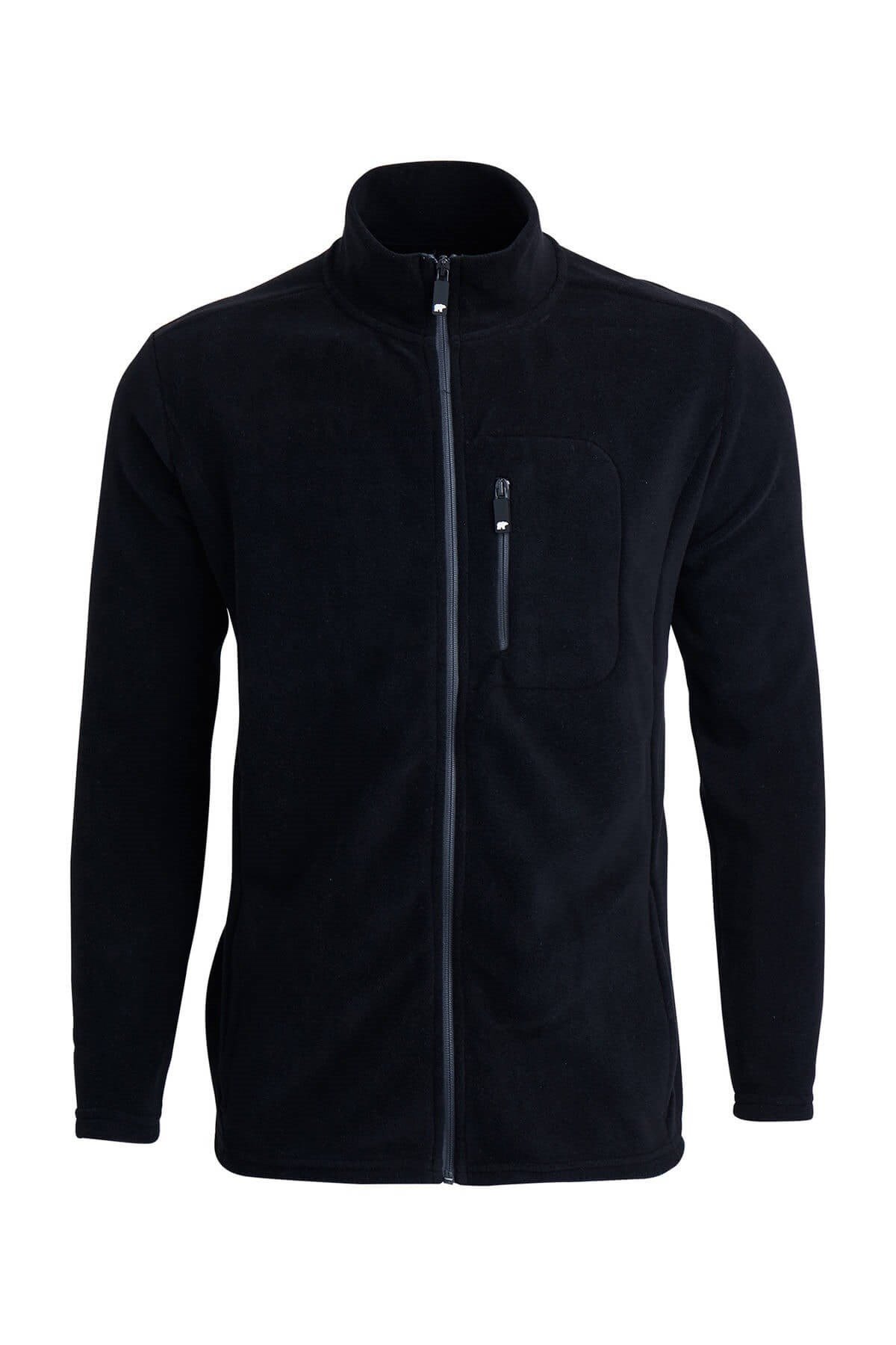 BAD BEARPolar SweatshirtBad Bear HUSKY FULL-ZIP POLAR Erkek Polar Sweatshirt 19.02.21.007NIGHT