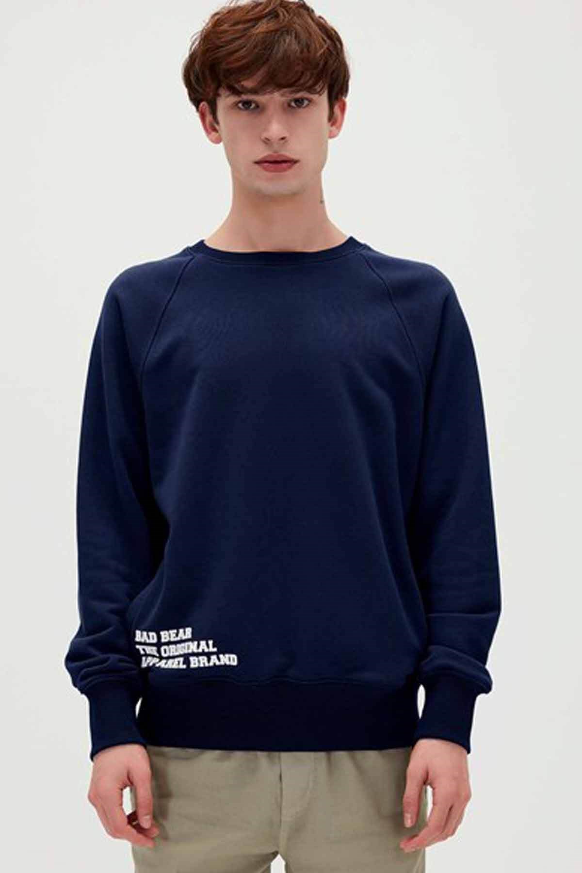 BAD BEARSweatshirtBad Bear Brandal Crewneck Erkek Sweatshirt 21.02.12.009-C07NAVY