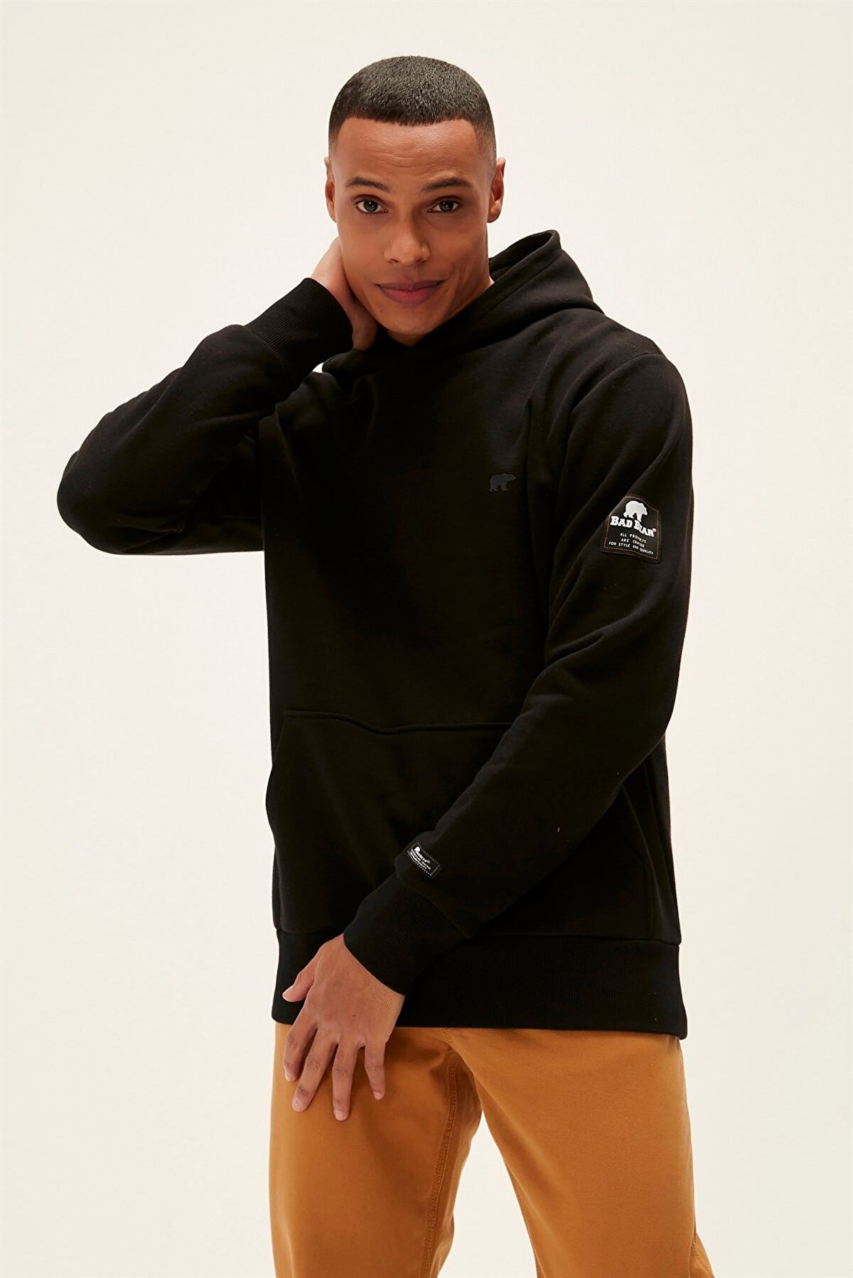 BAD BEARSweatshirtBad Bear Cordless Hoodıe Gınge Erkek Sweatshirt 22.02.12.036Siyah
