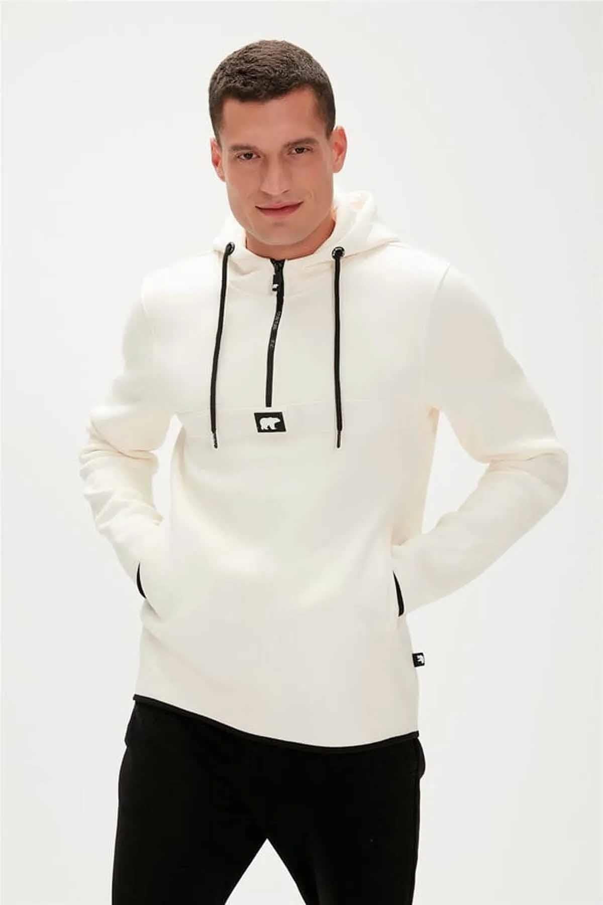 BAD BEARSweatshirtBad Bear DEFENCE HALF-ZIP Erkek Sweatshirt 19.02.27.027MARSH