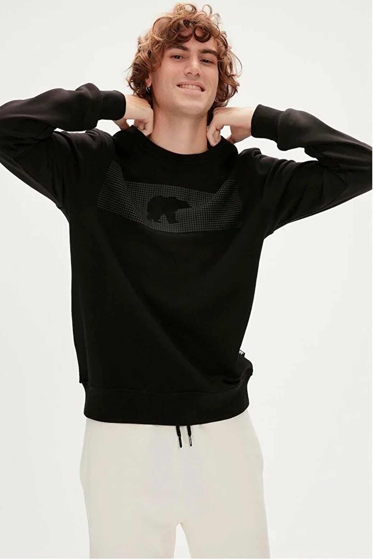 BAD BEARSweatshirtBad Bear Fancy Crewneck Erkek Sweatshirt 19.02.12.007MIDNIGHT