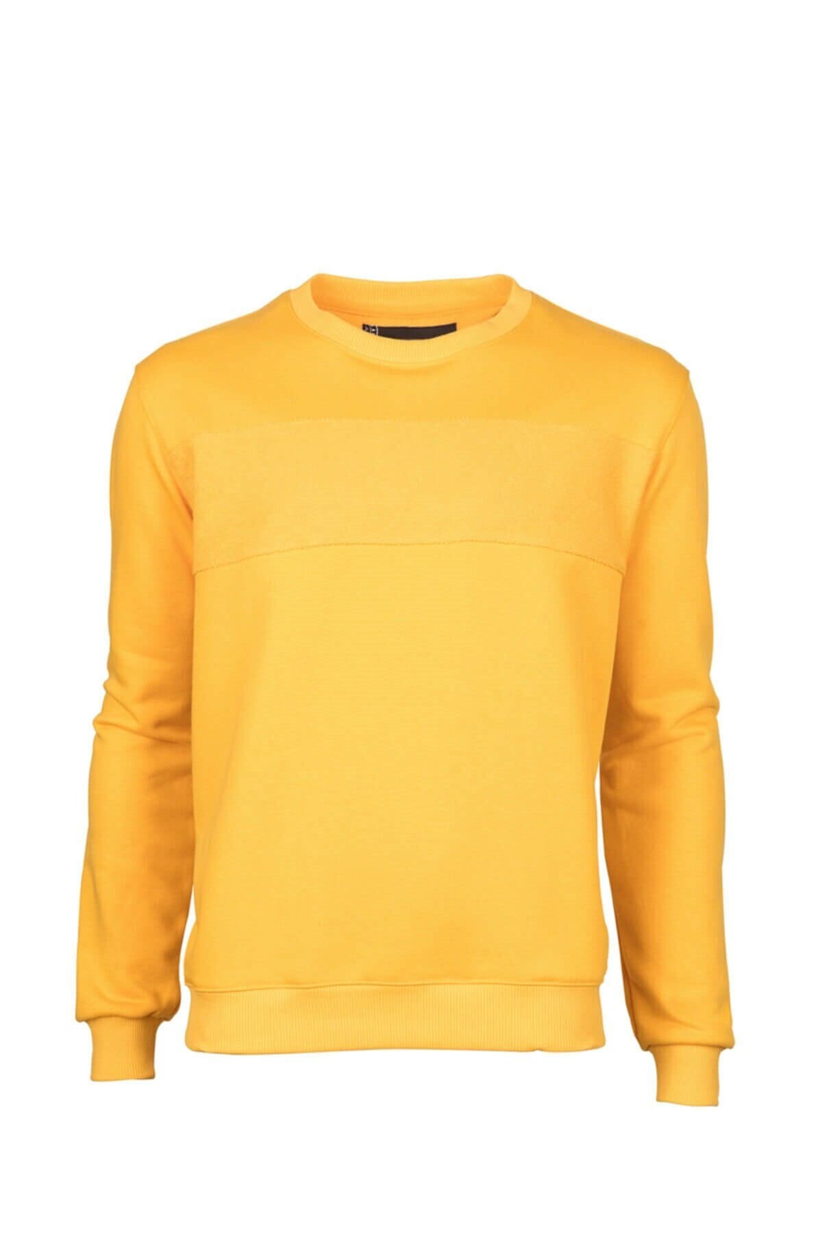 BAD BEARSweatshirtBad Bear Forward Crewneck Erkek Sweatshirt 19.02.12.009-C25MUSTARD